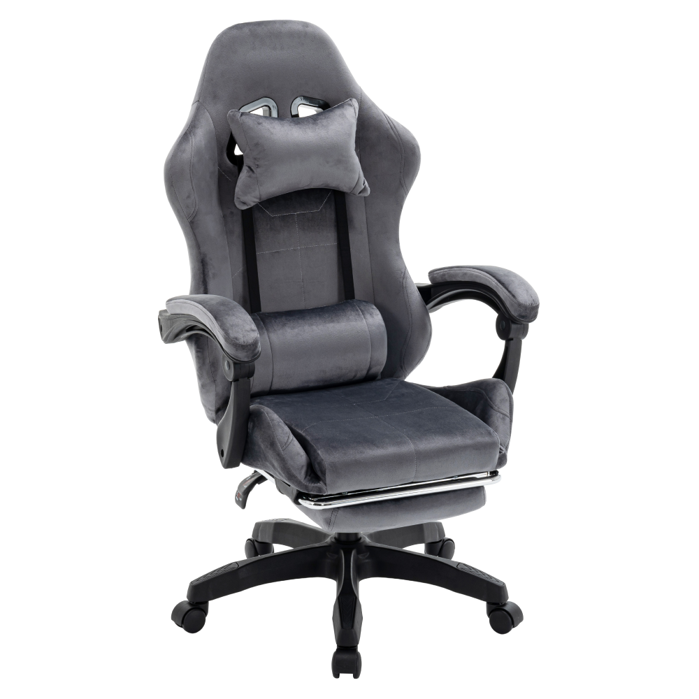 Kancelárske/herné kreslo, sivá, LOPES