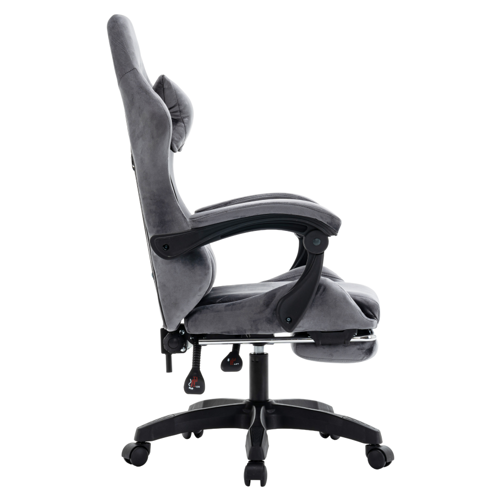 Kancelárske/herné kreslo, sivá, LOPES