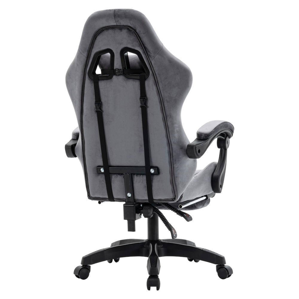 Kancelárske/herné kreslo, sivá, LOPES