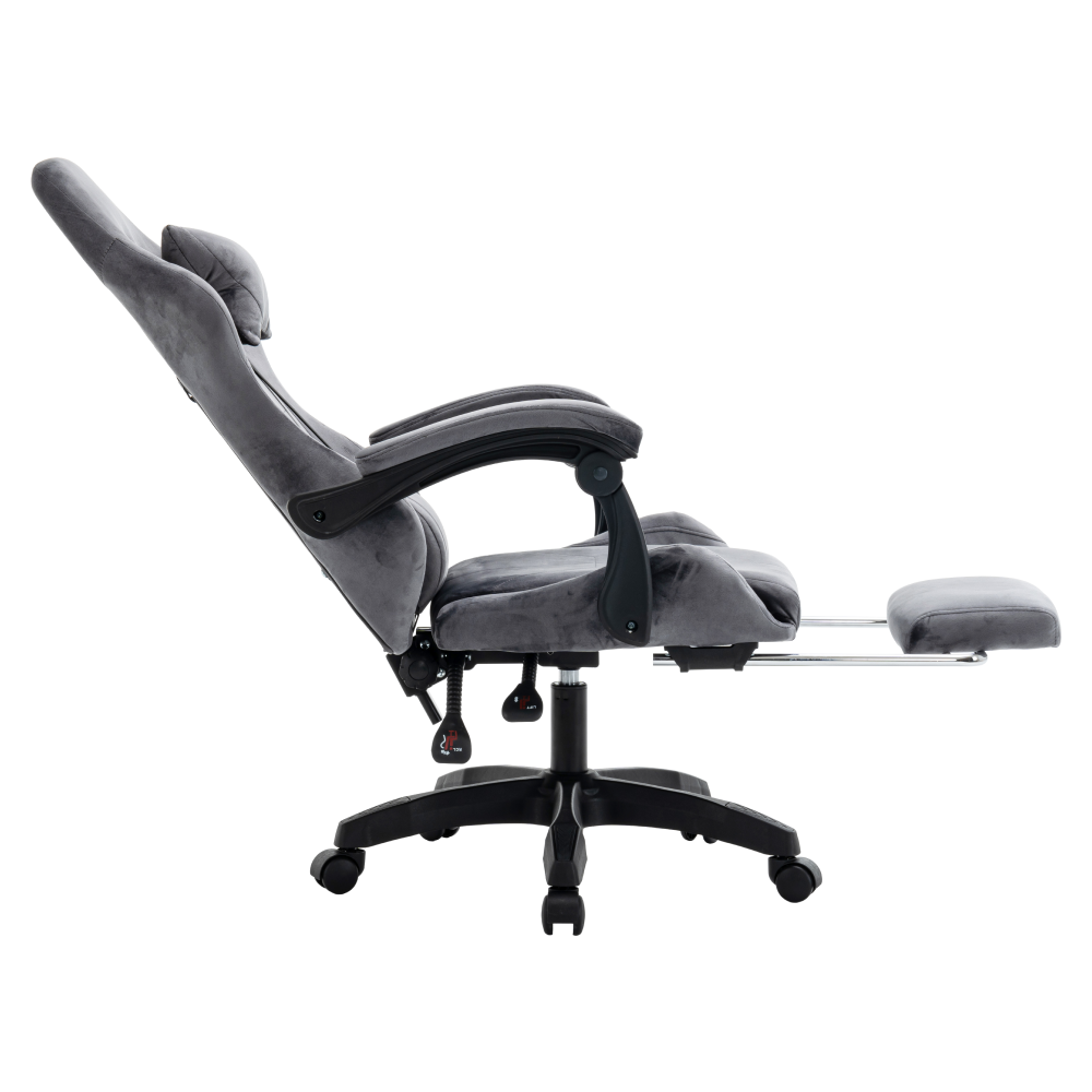 Kancelárske/herné kreslo, sivá, LOPES