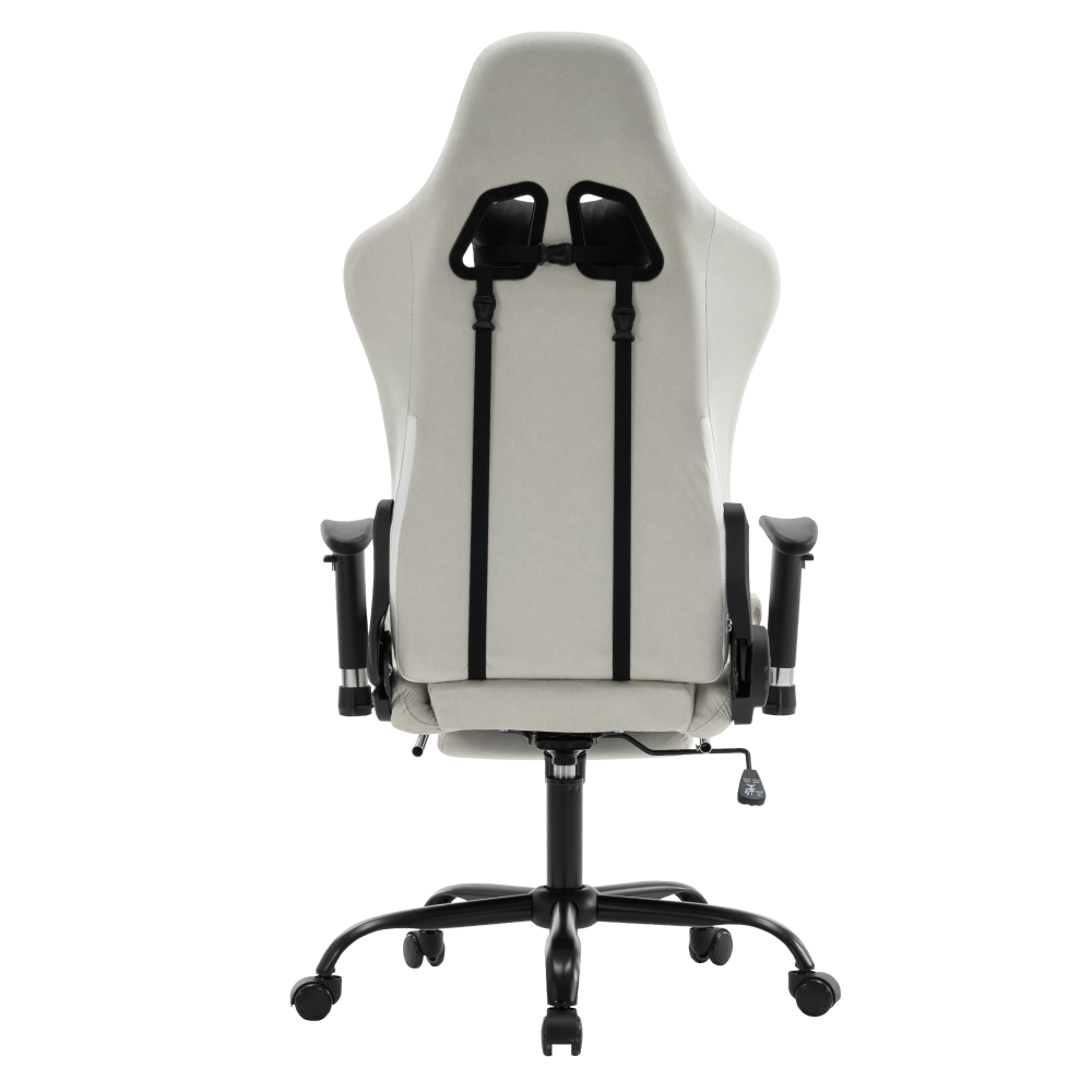 Kancelárske/herné kreslo, biela/čierna, PAPIBAS