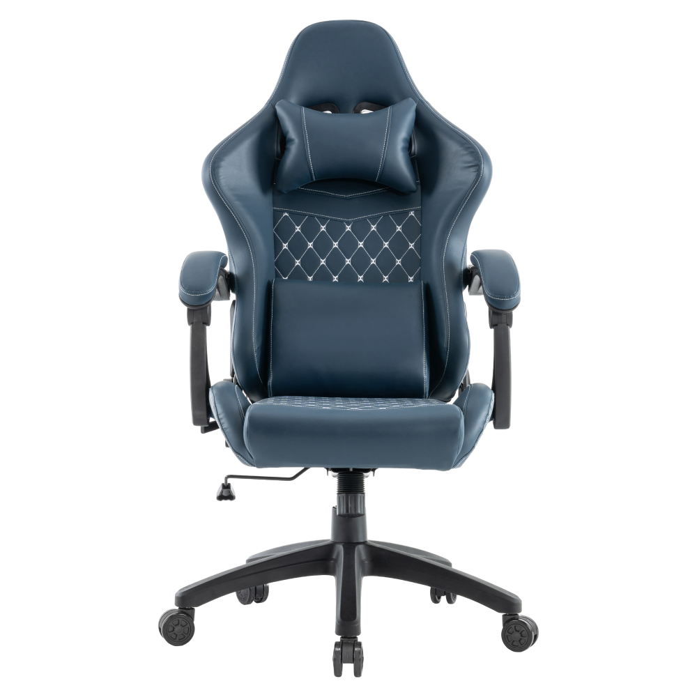 Kancelárske/herné kreslo, modrá, SAMIE