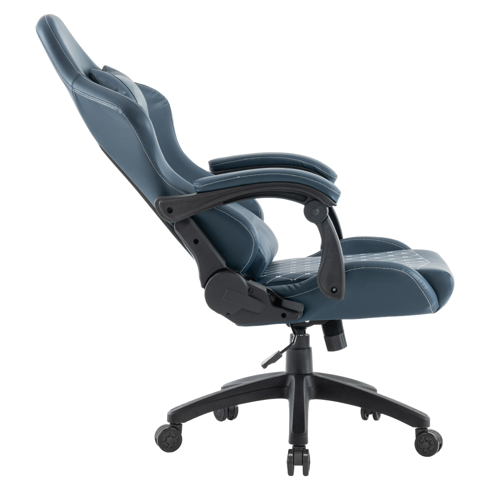 Kancelárske/herné kreslo, modrá, SAMIE