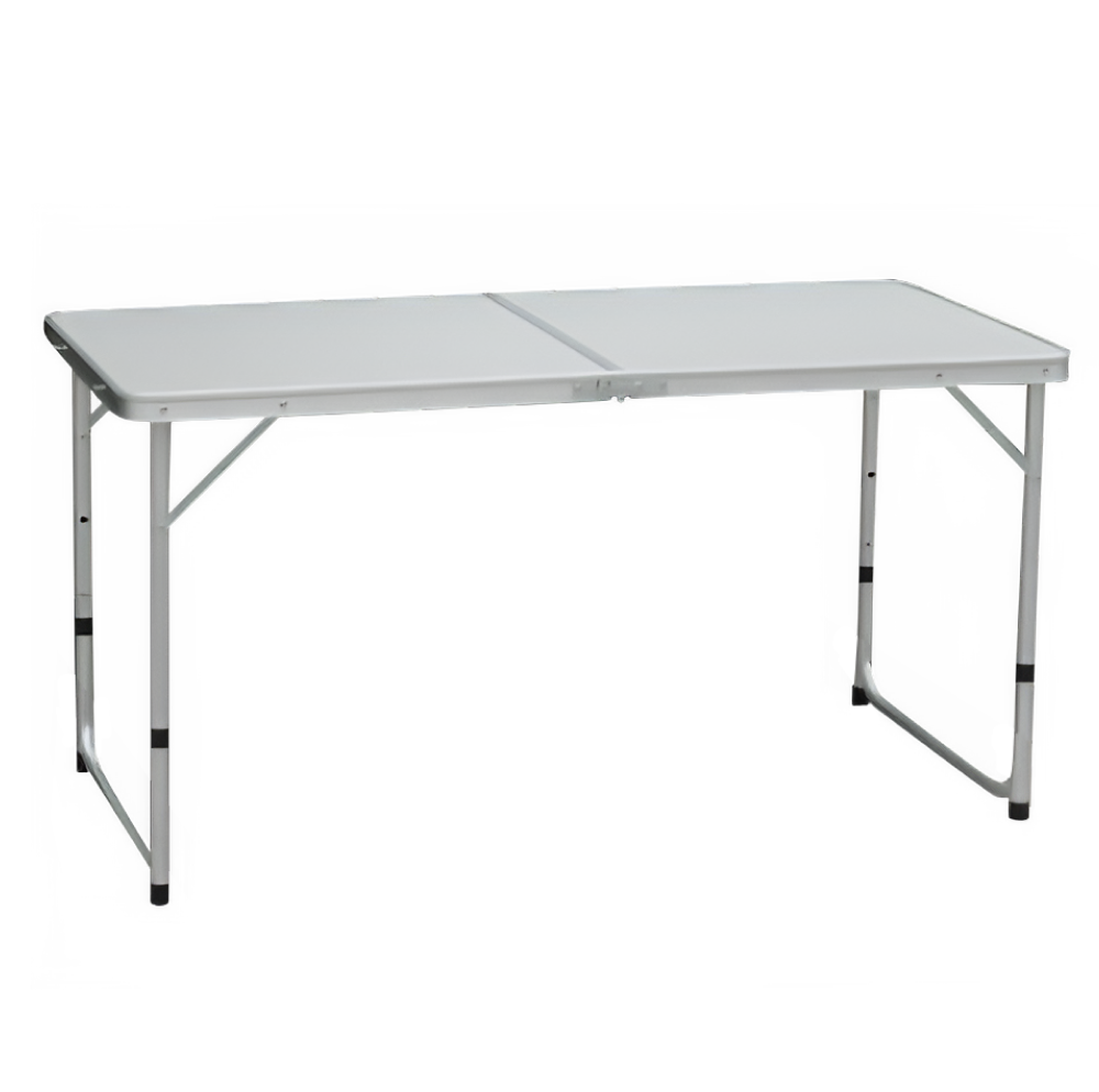 Összecsukható kempingasztal, 120 cm, alumínium/MDF, KEPI TYP 1