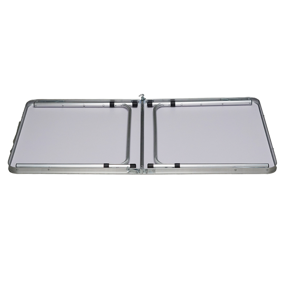 Összecsukható kempingasztal, 120 cm, alumínium/MDF, KEPI TYP 1