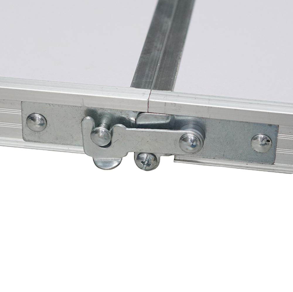 Összecsukható kempingasztal, 120 cm, alumínium/MDF, KEPI TYP 1