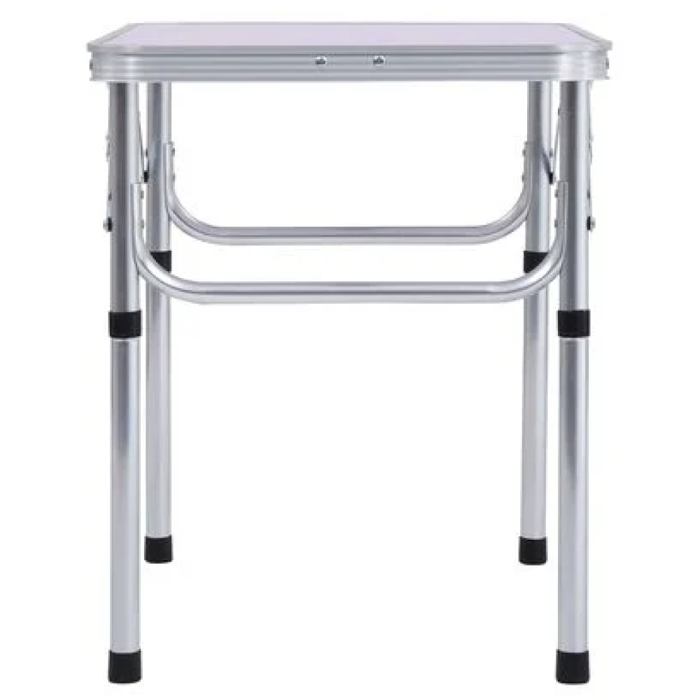 Összecsukható kempingasztal, 60 cm, alumínium/MDF, KEPI TYP 2