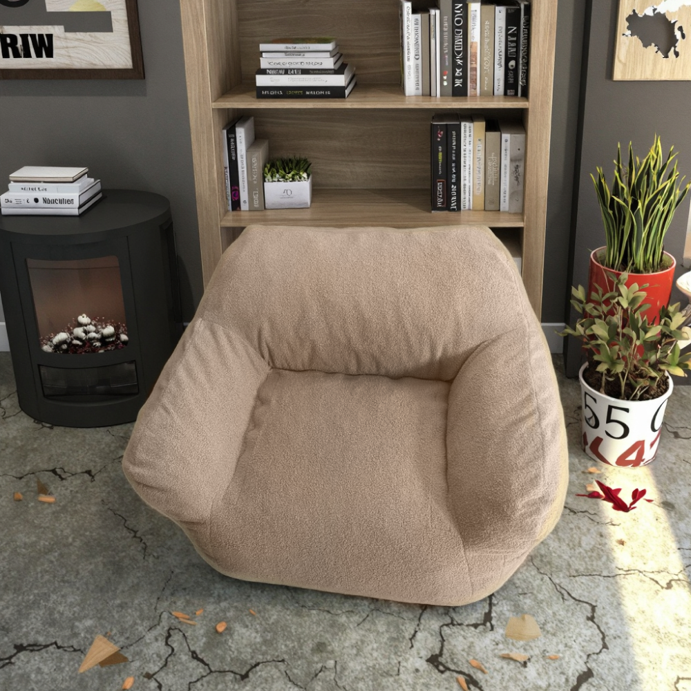 Babzsák, világosbarna, FUFY