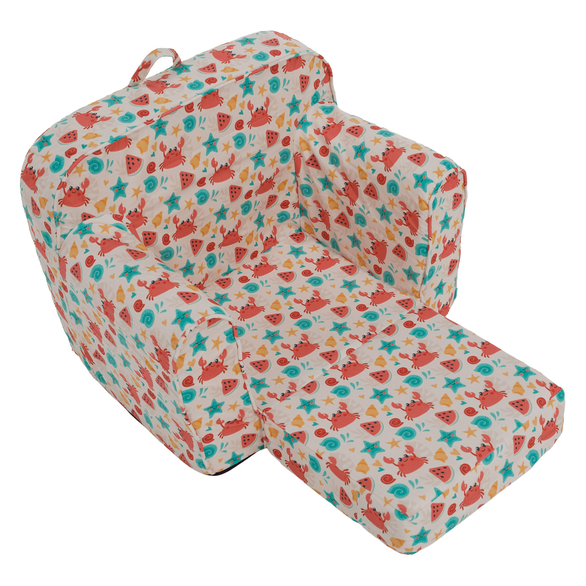 Kinyitható babzsák, színes, KIDY Kinyitható babzsák, színes, KIDY