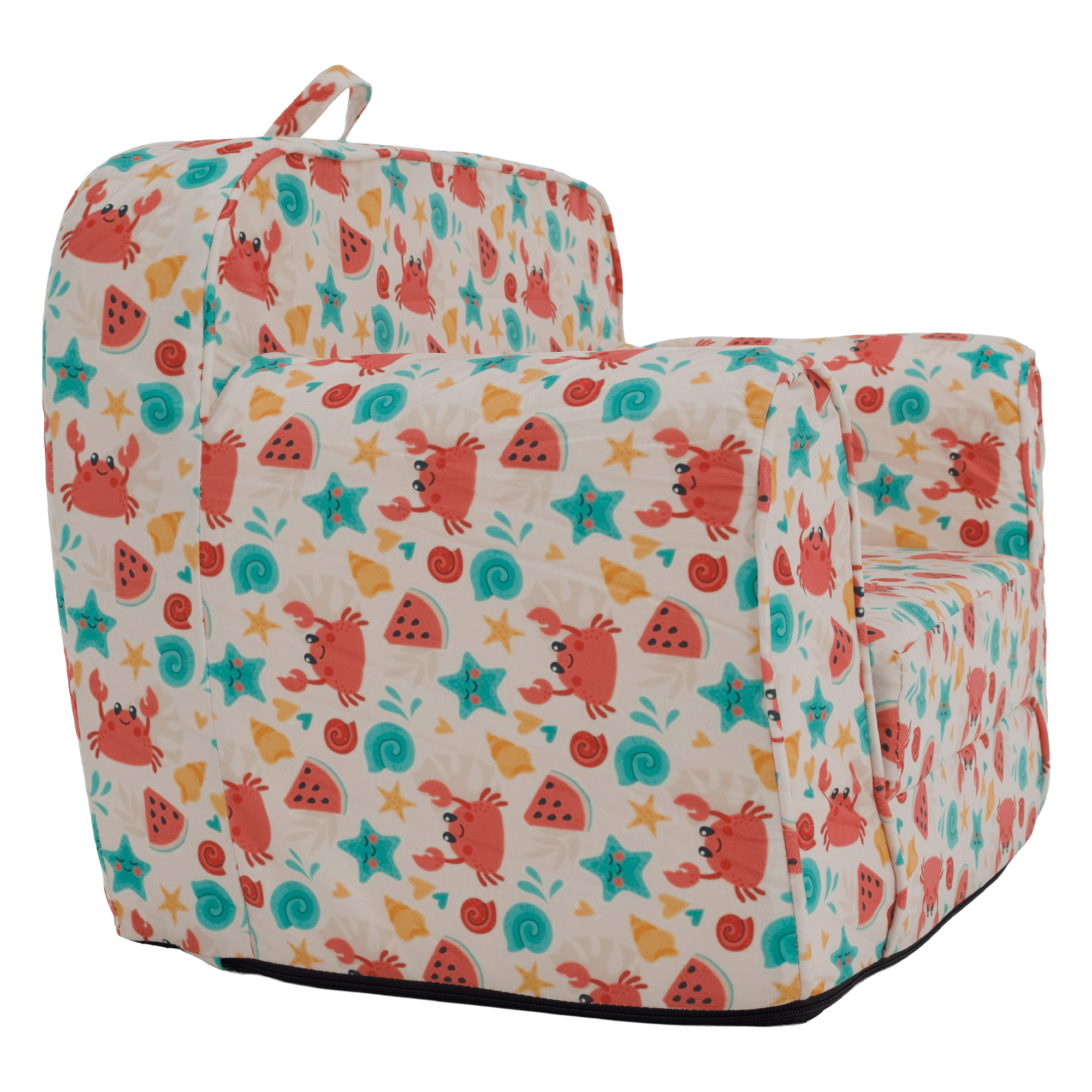 Kinyitható babzsák, színes, KIDY Kinyitható babzsák, színes, KIDY