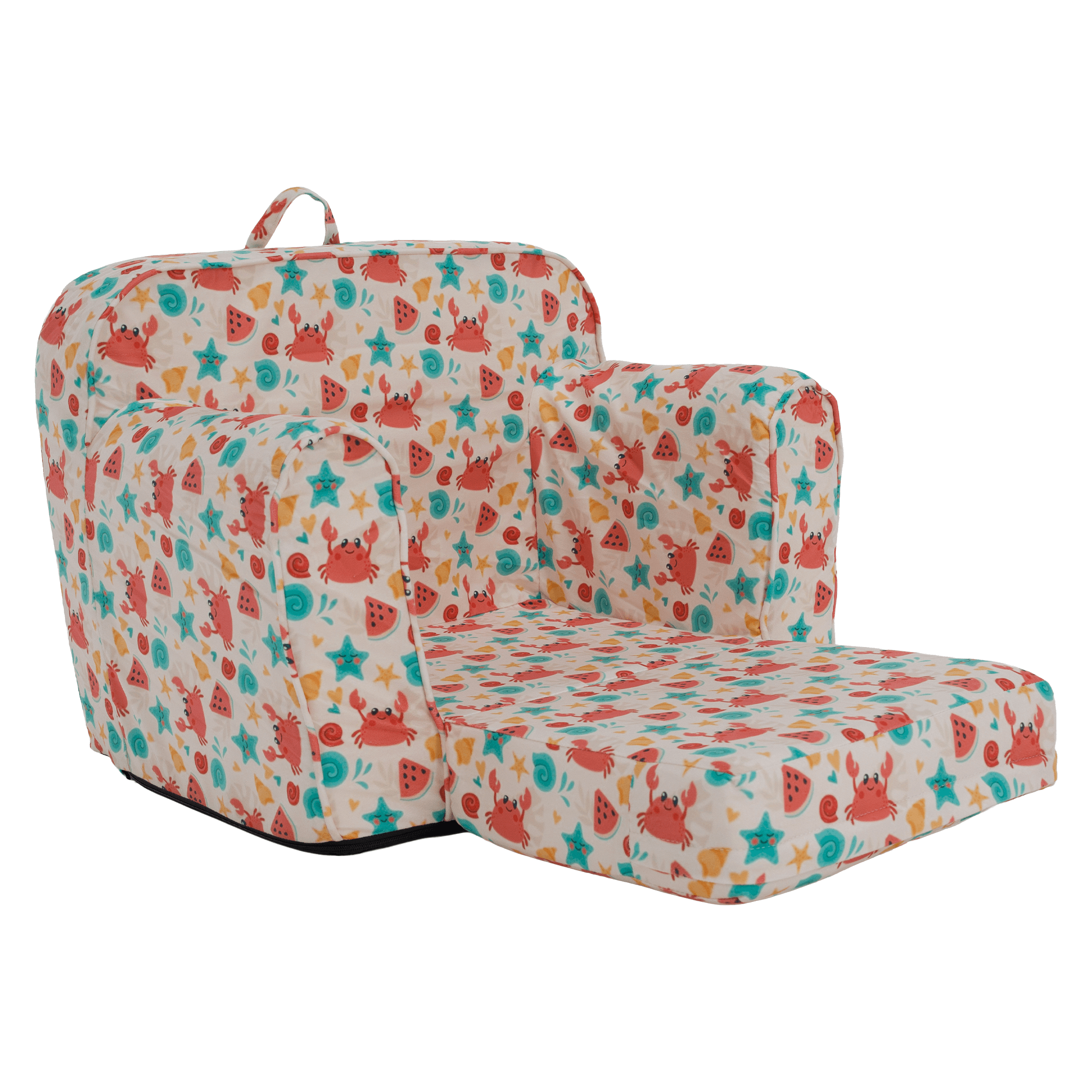 Kinyitható babzsák, színes, KIDY Kinyitható babzsák, színes, KIDY