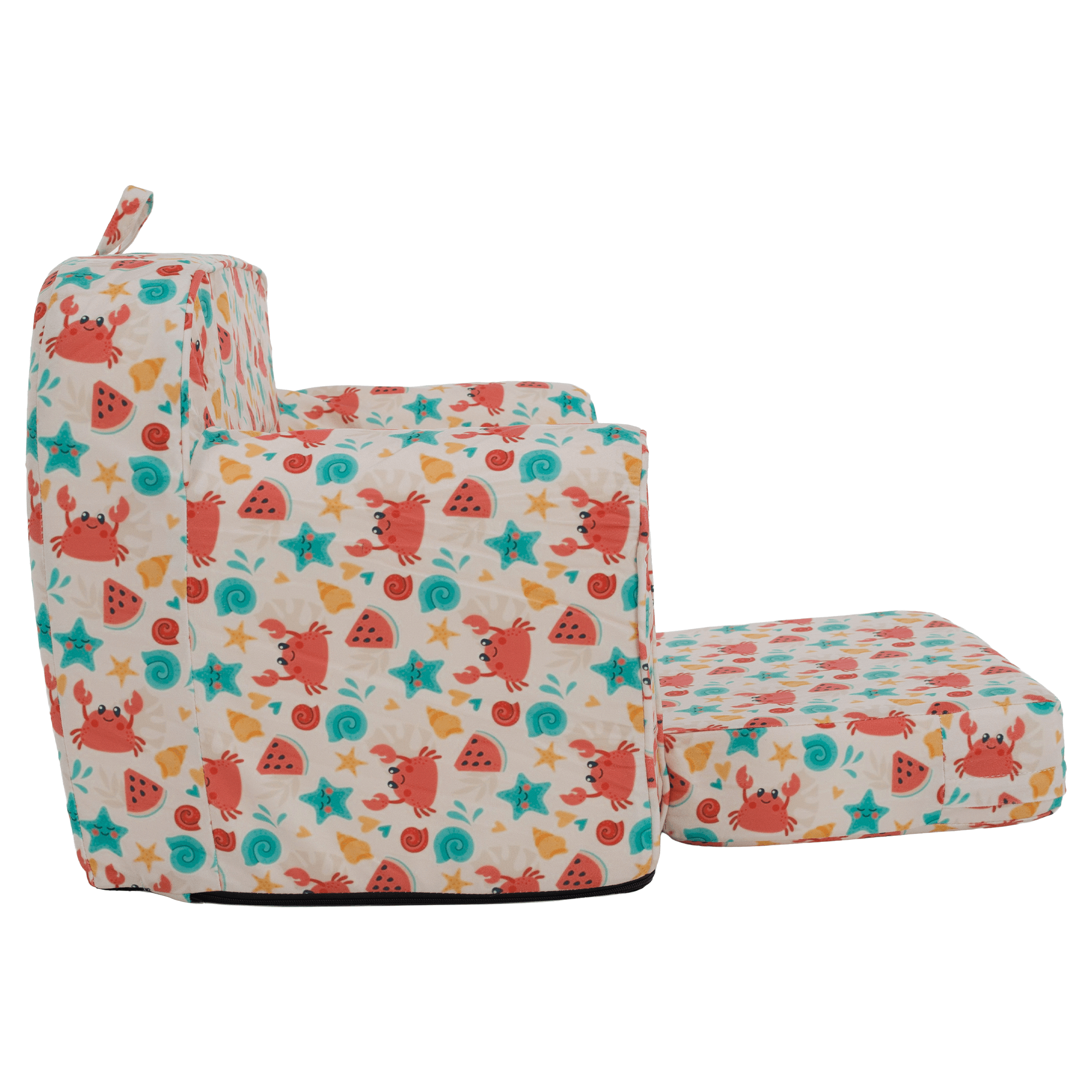 Kinyitható babzsák, színes, KIDY Kinyitható babzsák, színes, KIDY