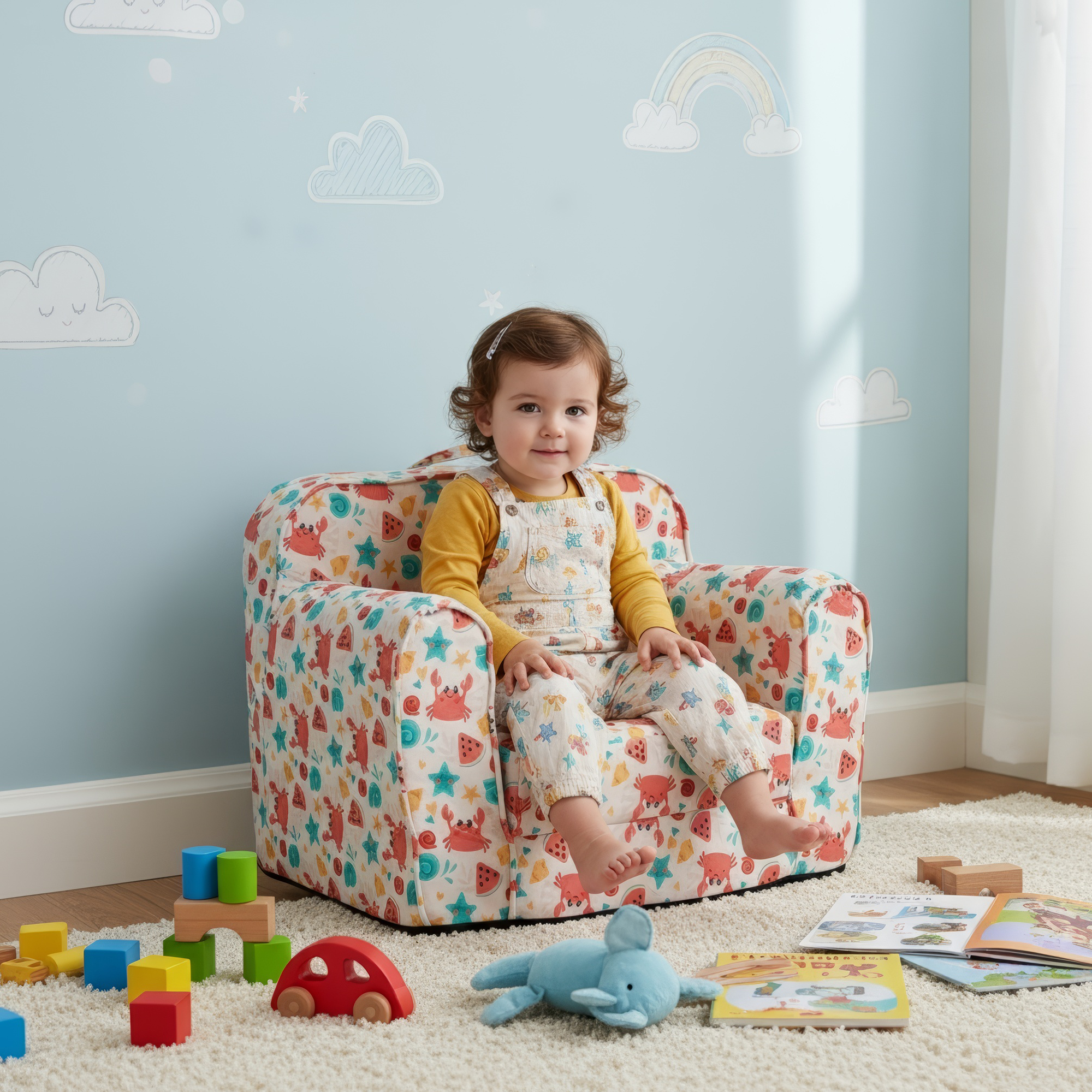 Kinyitható babzsák, színes, KIDY Kinyitható babzsák, színes, KIDY