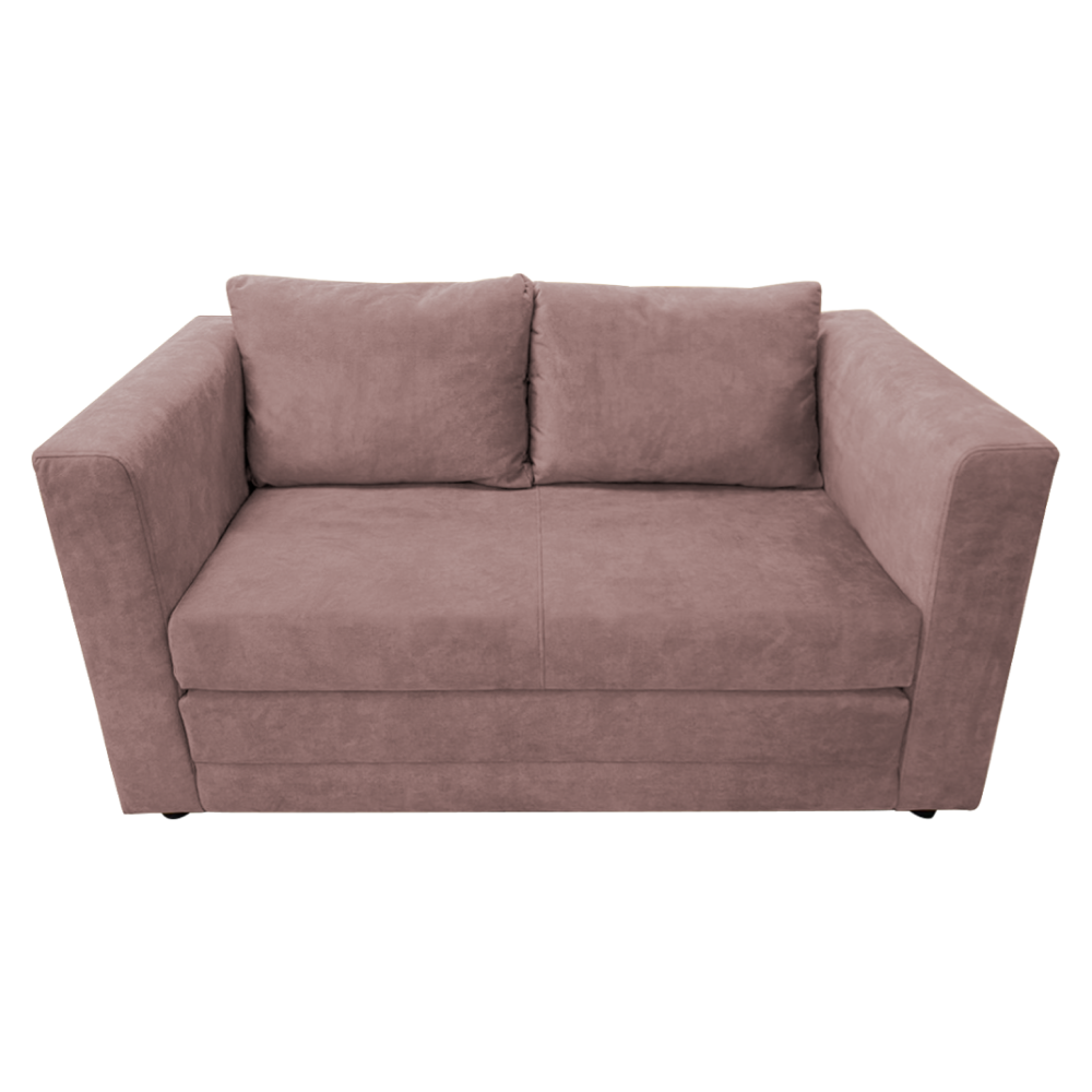 Kihúzható kanapé, rózsaszín, BEJA