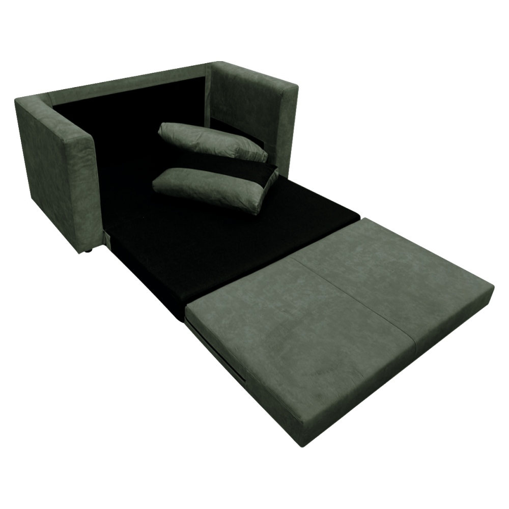 Kihúzható kanapé, zöld, BEJA Kihúzható kanapé, zöld, BEJA