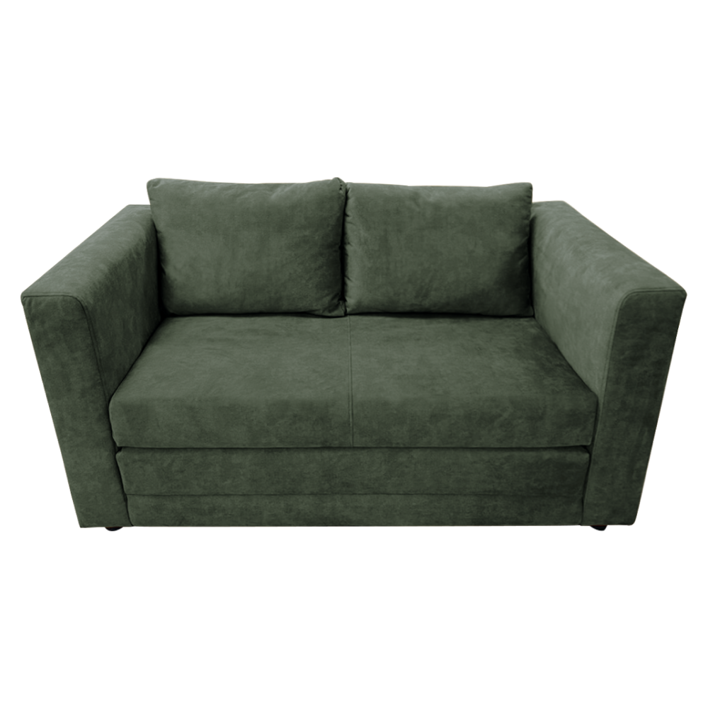 Kihúzható kanapé, zöld, BEJA Kihúzható kanapé, zöld, BEJA