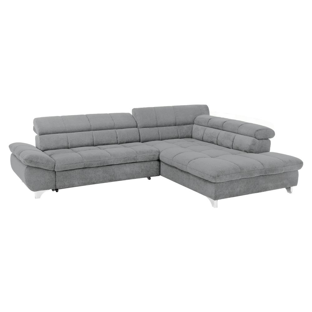 Sedacia súprava, sivá, pravá, SANA