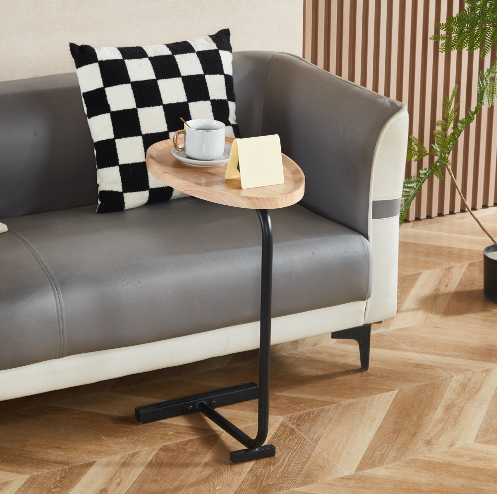 Kisasztal, tölgy/fekete, ABERY Kisasztal, tölgy/fekete, ABERY