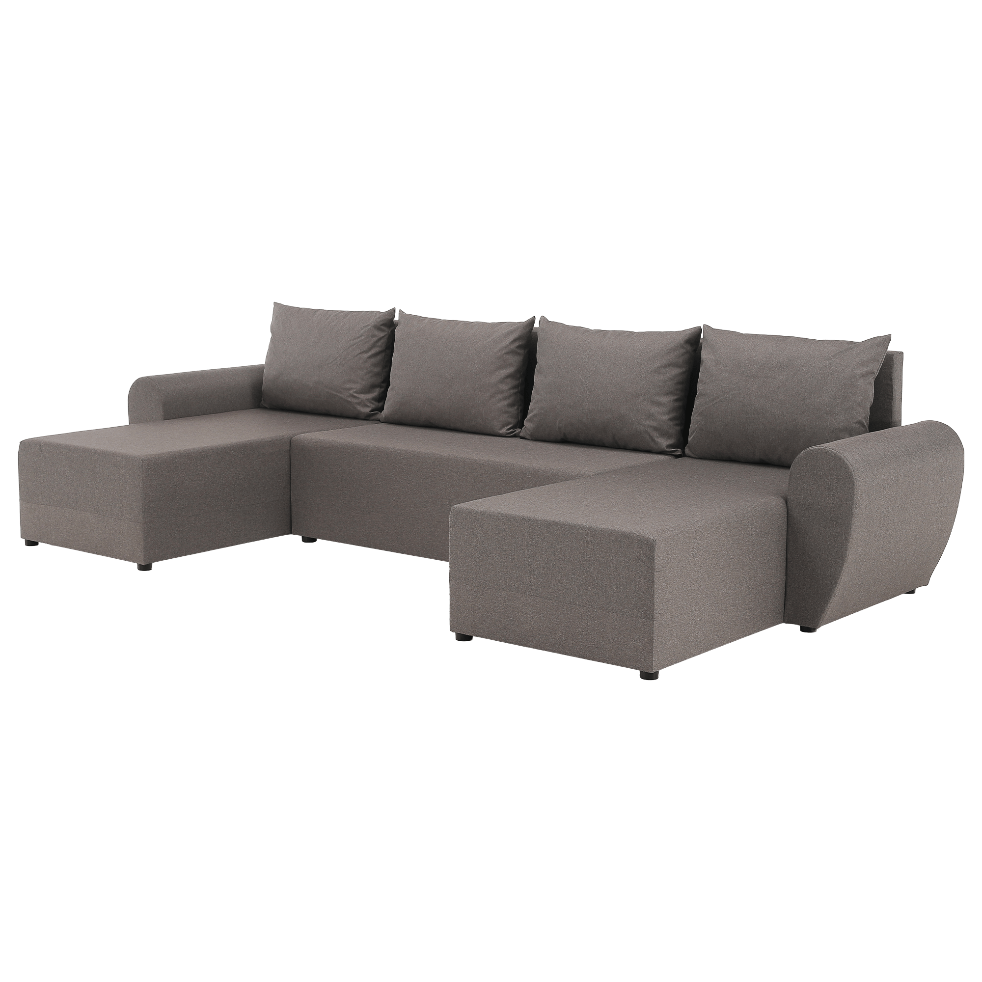 Univerzálna sedacia súprava, sivobéžová Taupe, DAKAR NEW U