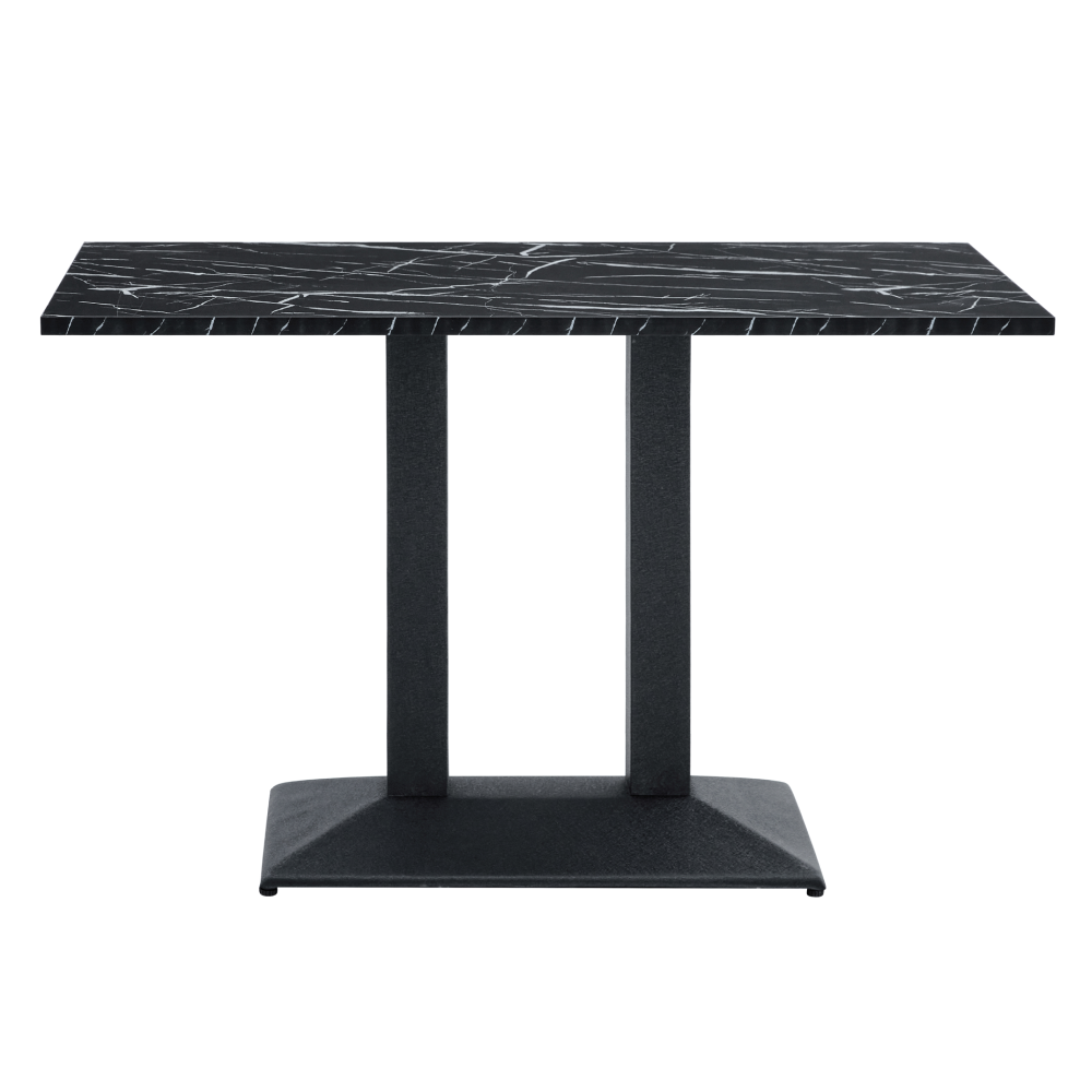 Bisztró asztal, fekete márvány/fekete, 120x60 cm, RINALDO TYP 2 Bisztró asztal, fekete márvány/fekete, 120x60 cm, RINALDO TYP 2