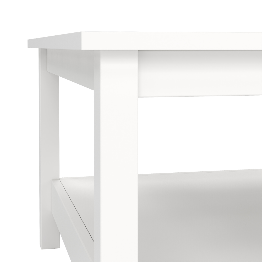 Konferenčný stolík, biela, PARIS 79667