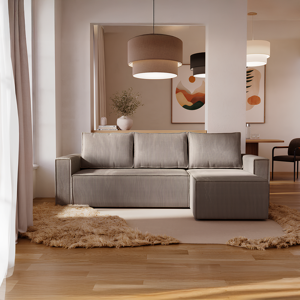 Univerzális ülőgarnitúra, szürkésbézs Taupe, APEL ROH Univerzális ülőgarnitúra, szürkésbézs Taupe, APEL ROH