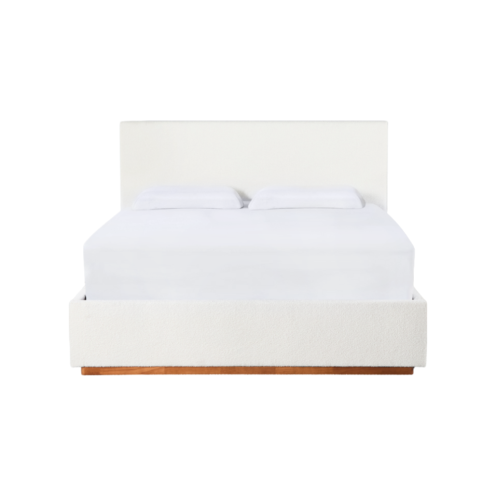 Ágy ráccsal és tárolóval, 180x200, fehér, NUVOLA