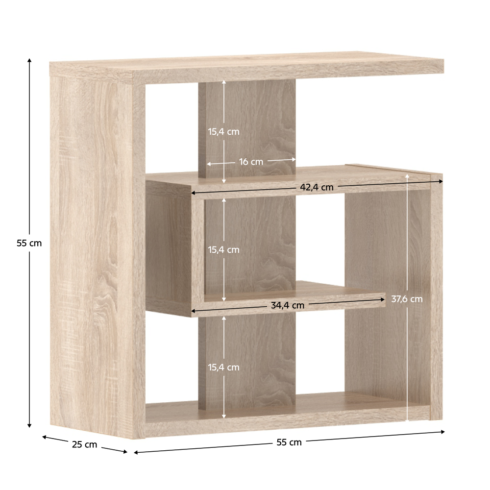 Kisasztal, sonoma tölgy, VANDIA