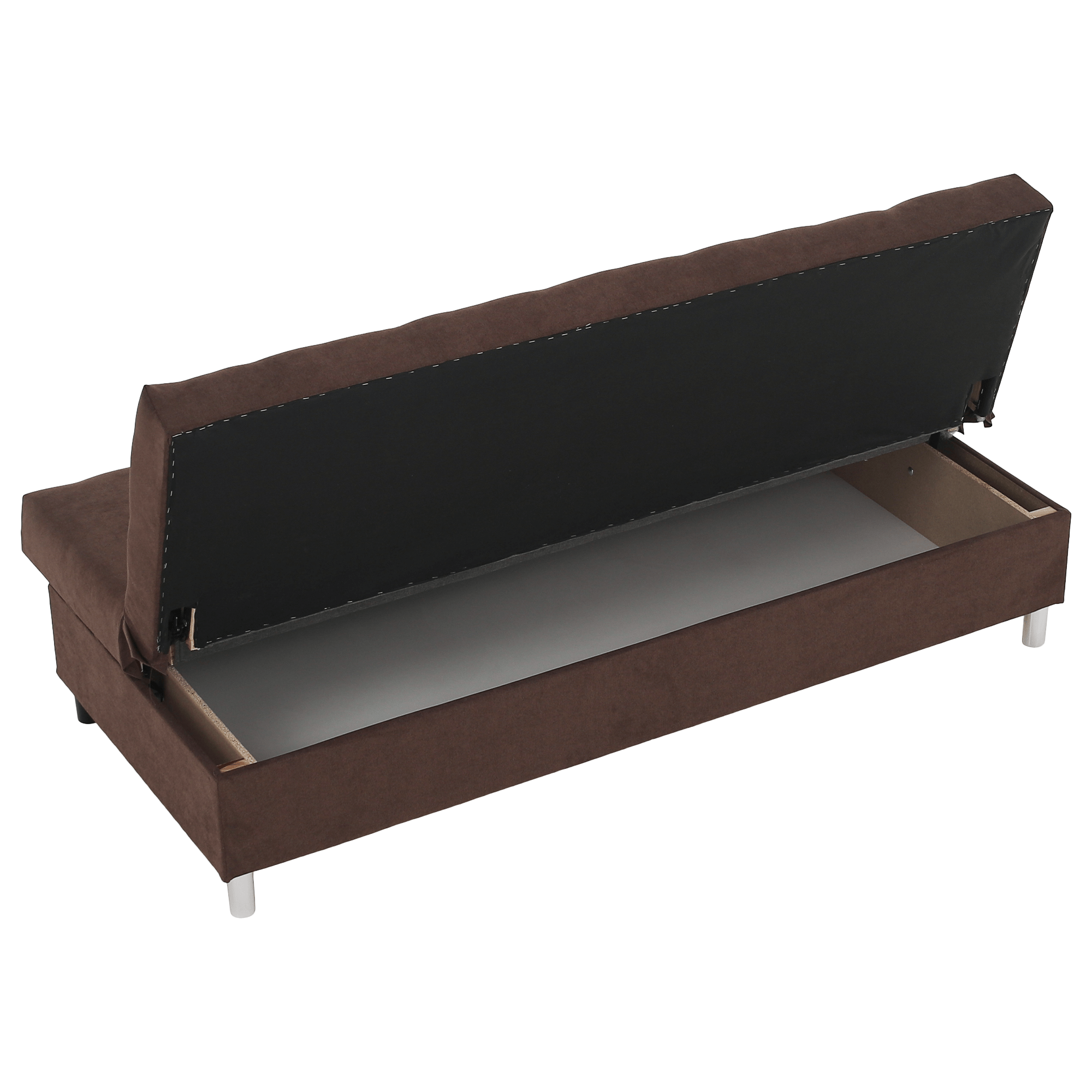 Kihúzható kanapé, barna, ALADA Kihúzható kanapé, barna, ALADA