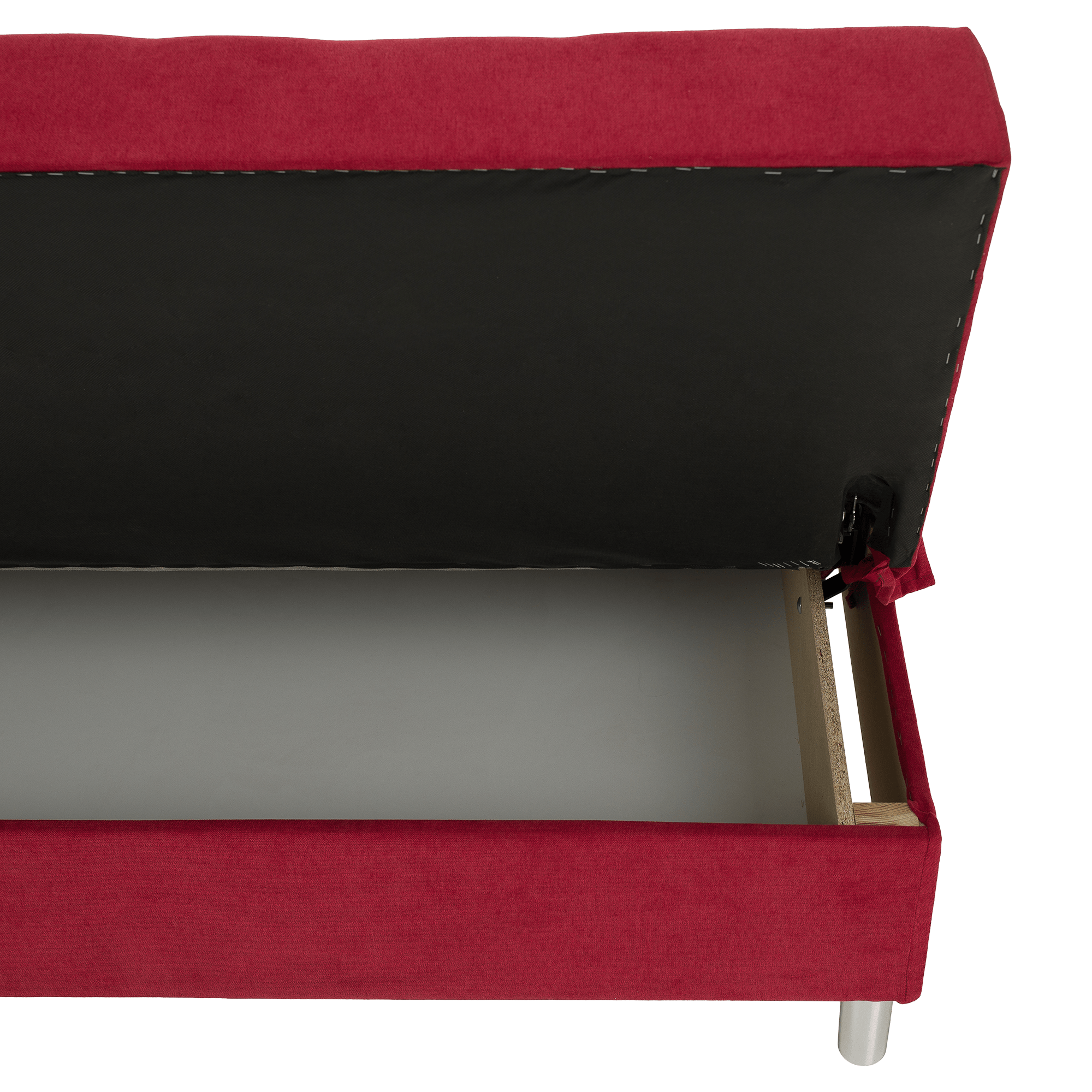 Kihúzható kanapé, piros, ALADA Kihúzható kanapé, piros, ALADA