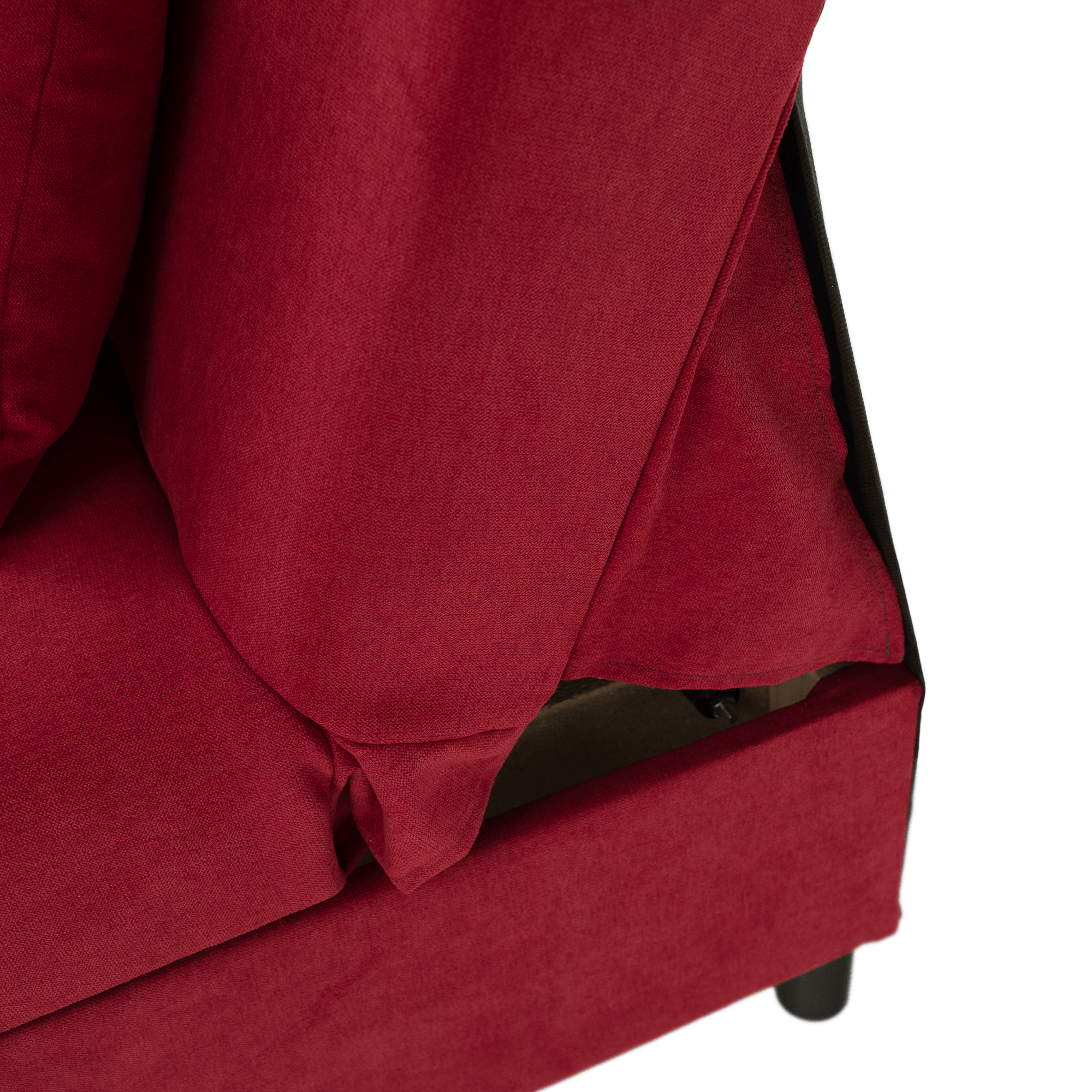 Kihúzható kanapé, piros, ALADA Kihúzható kanapé, piros, ALADA