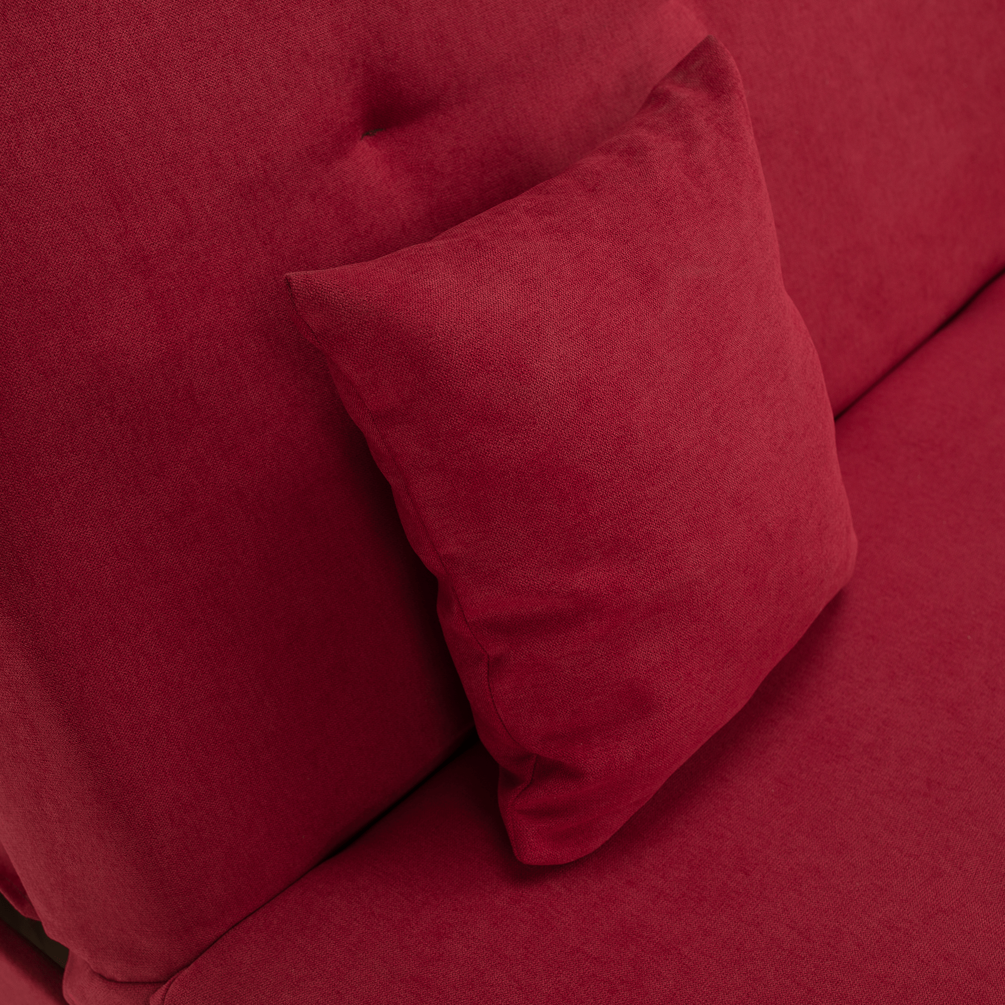 Kihúzható kanapé, piros, ALADA Kihúzható kanapé, piros, ALADA