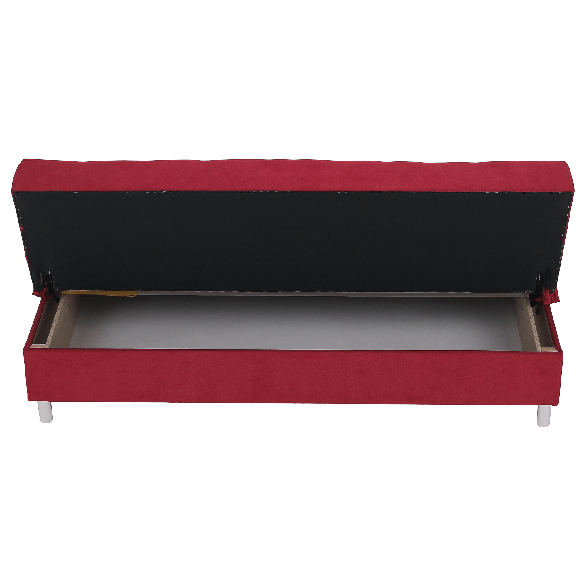 Kihúzható kanapé, piros, ALADA Kihúzható kanapé, piros, ALADA