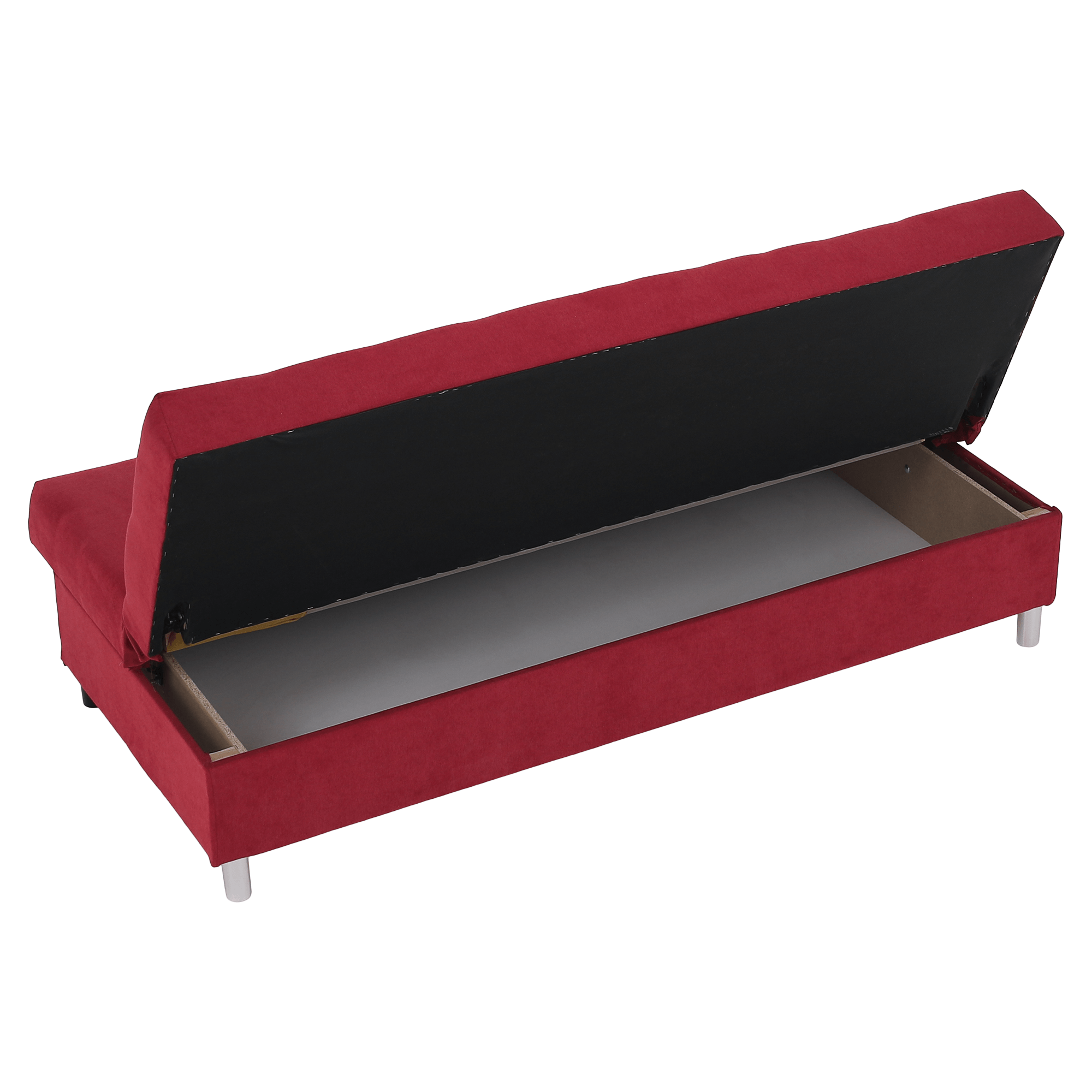 Kihúzható kanapé, piros, ALADA Kihúzható kanapé, piros, ALADA