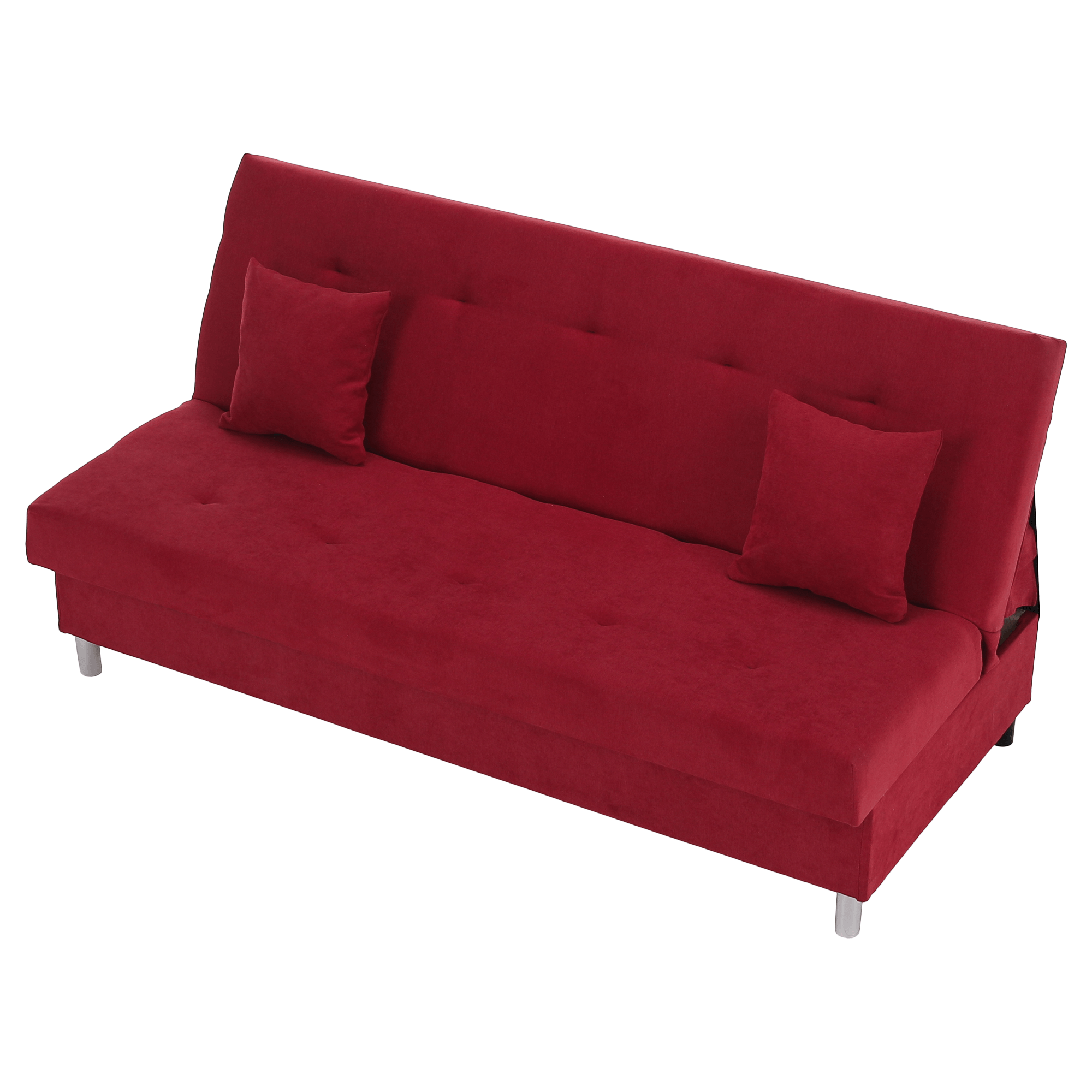Kihúzható kanapé, piros, ALADA Kihúzható kanapé, piros, ALADA