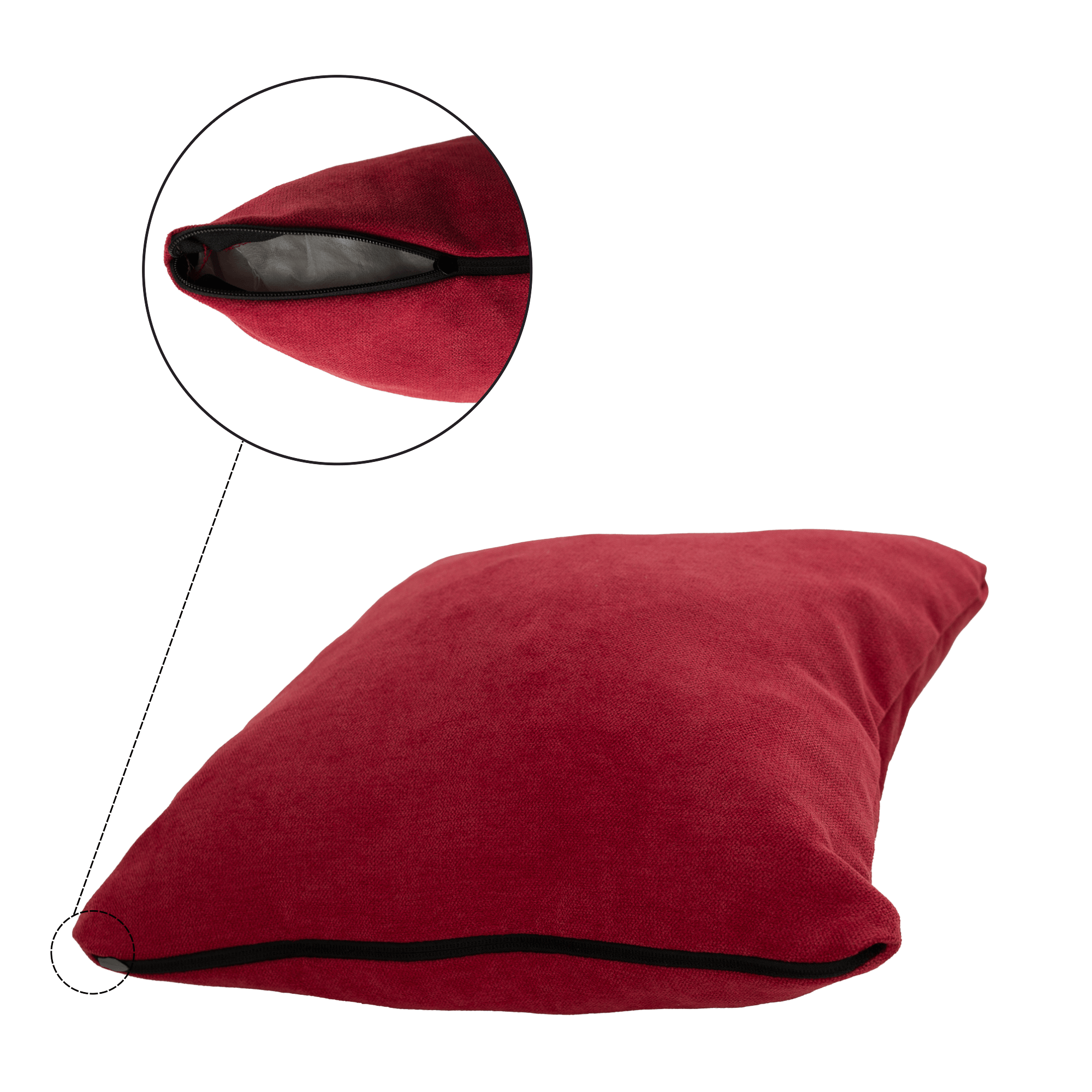 Kihúzható kanapé, piros, ALADA Kihúzható kanapé, piros, ALADA