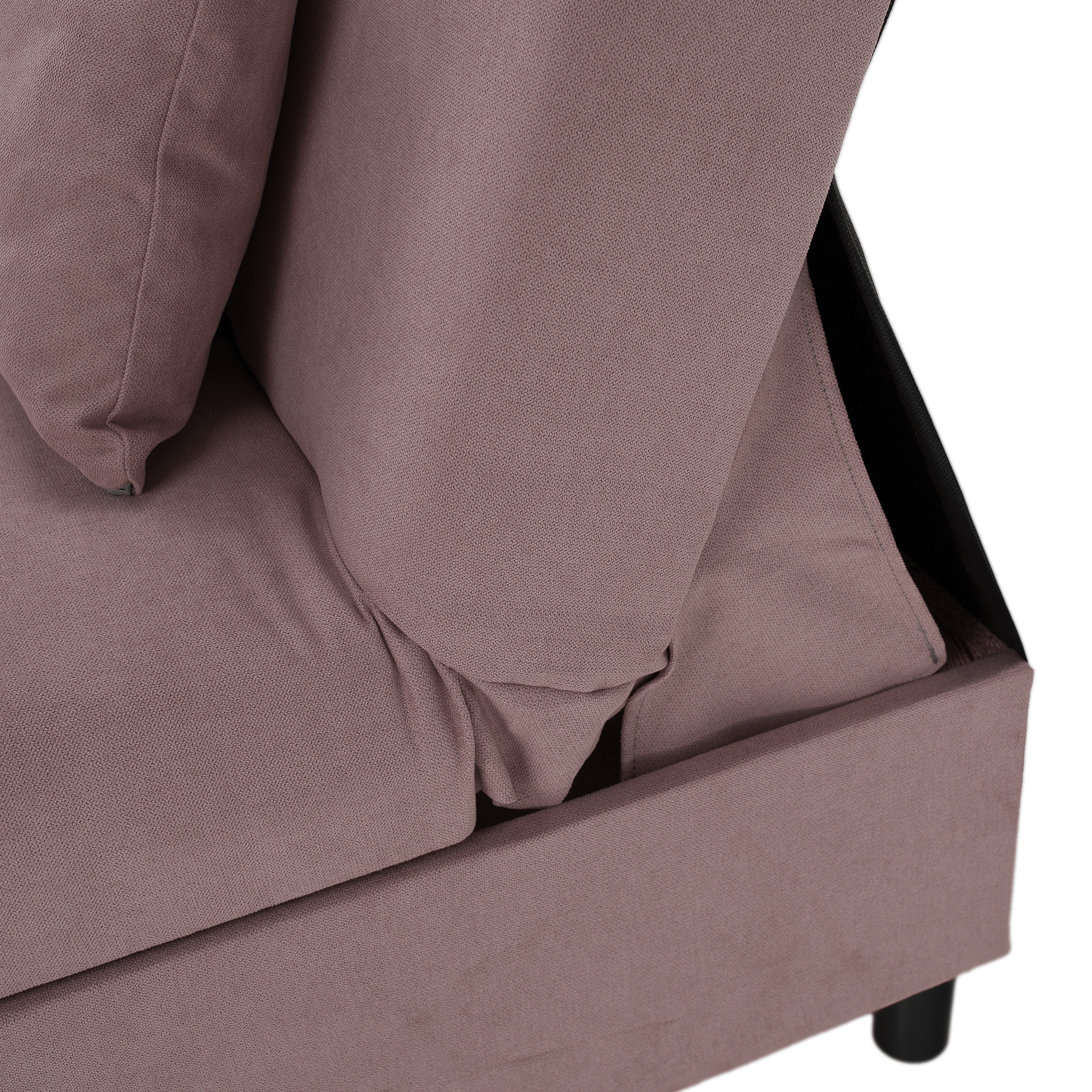 Kihúzható kanapé, rózsaszín, ALADA Kihúzható kanapé, rózsaszín, ALADA