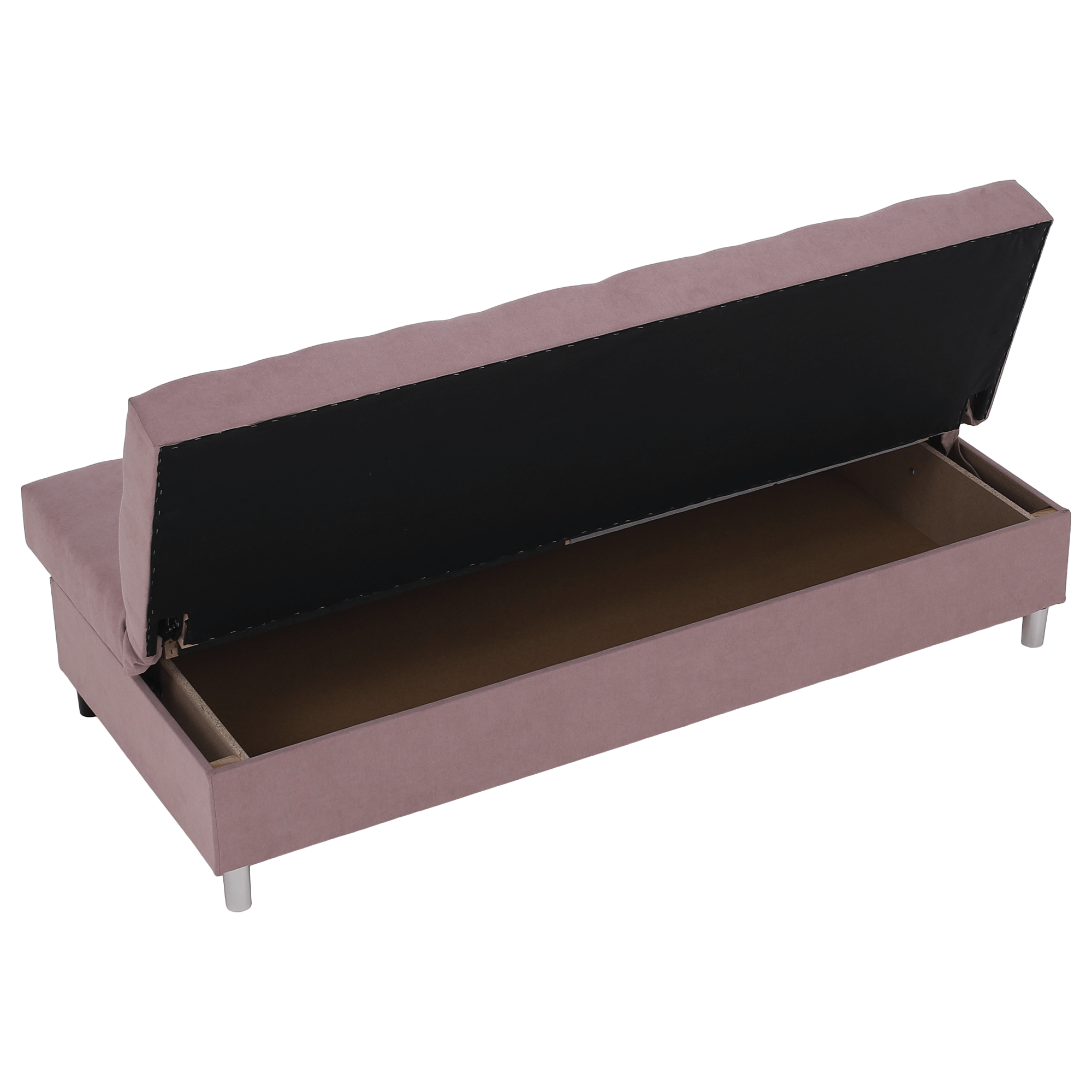 Kihúzható kanapé, rózsaszín, ALADA Kihúzható kanapé, rózsaszín, ALADA