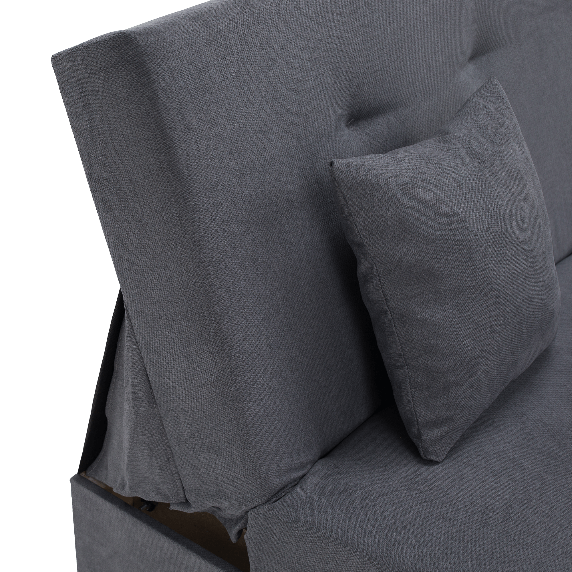 Kihúzható kanapé, szürke, ALADA Kihúzható kanapé, szürke, ALADA