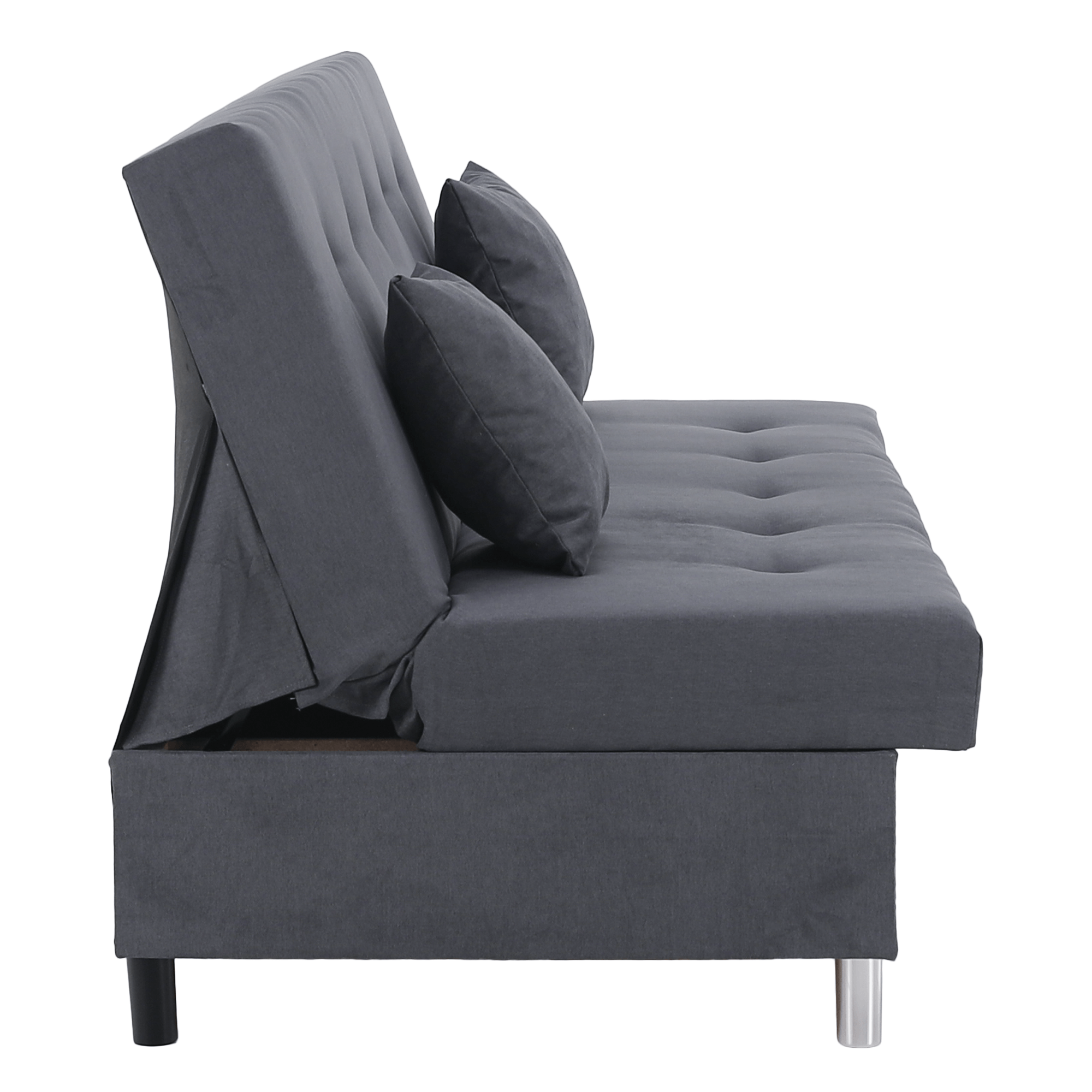 Kihúzható kanapé, szürke, ALADA Kihúzható kanapé, szürke, ALADA