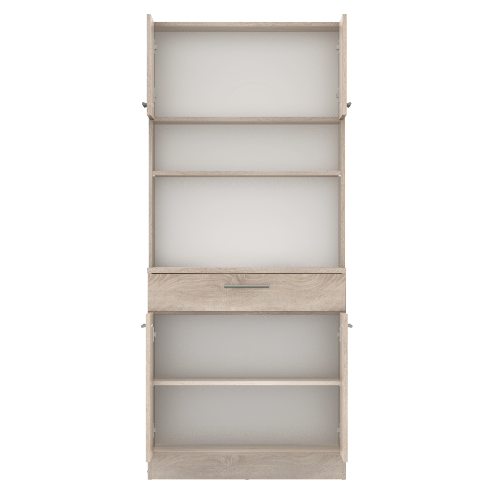 Négyajtós szekrény, sonoma tölgy, DOMIS NEW Négyajtós szekrény, sonoma tölgy, DOMIS NEW