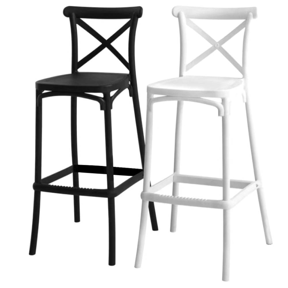 Barová stolička, biela, SAVITA TYP 2