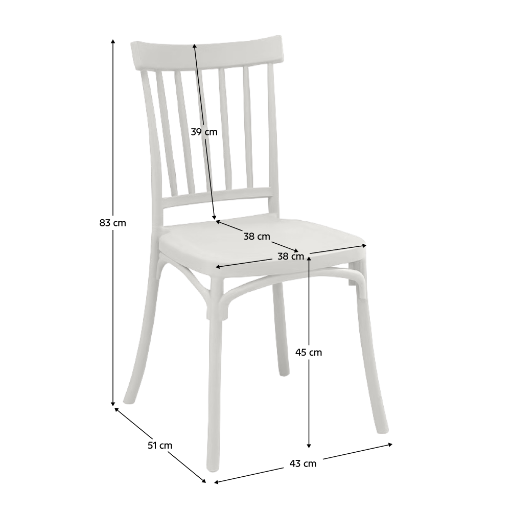 Rakásolható szék, szürkésbarna Taupe kasmír, SAZEN