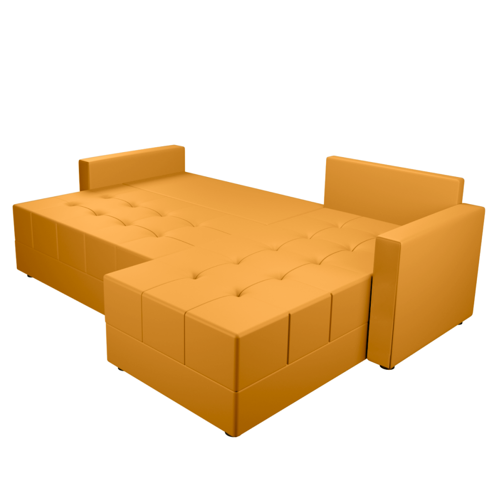 Univerzálna sedacia súprava, horčicová, DUAN ROH