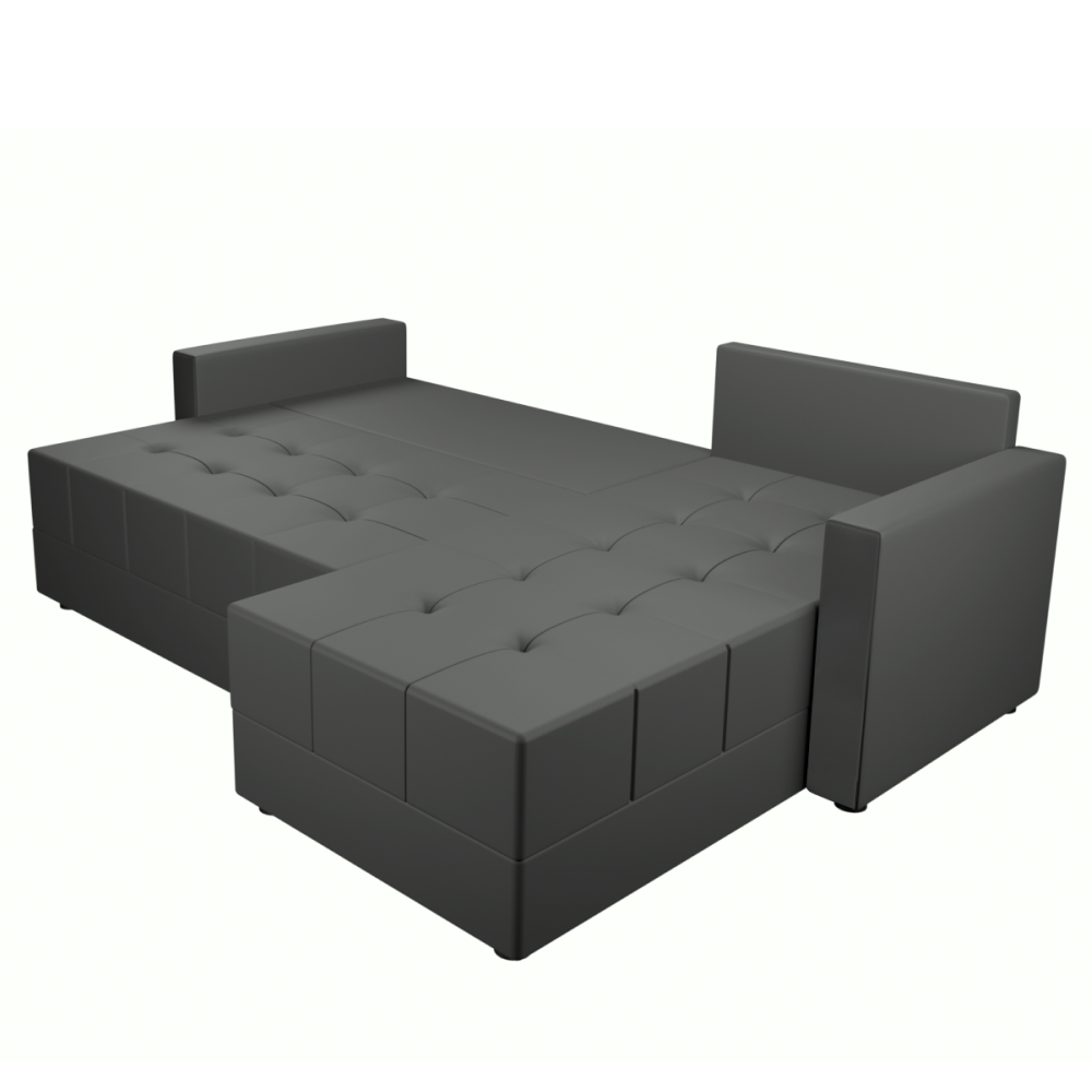 Univerzálna sedacia súprava, sivá, DUAN ROH