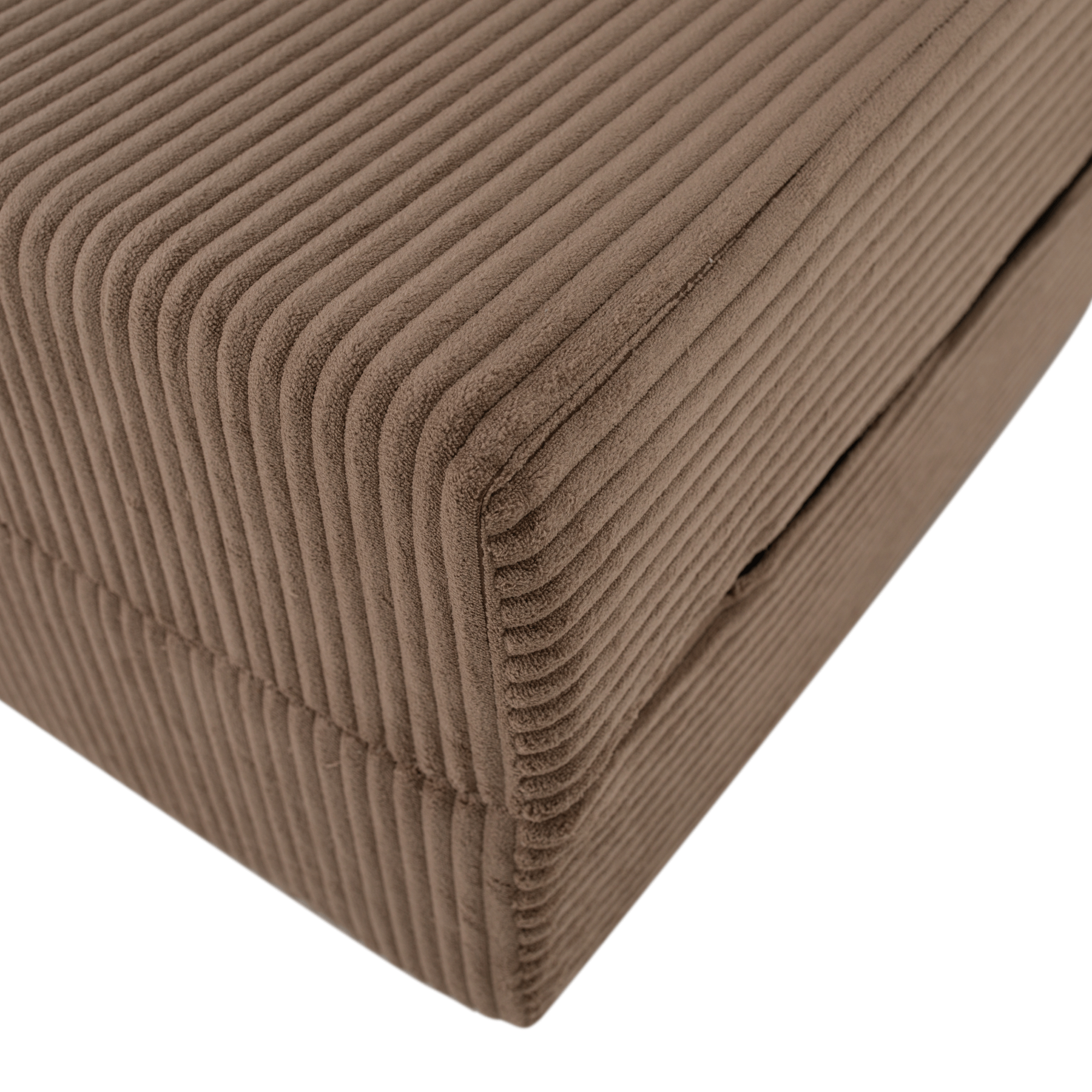 Skladací matrac/kreslo, 2v1, svetlohnedá, MALEN