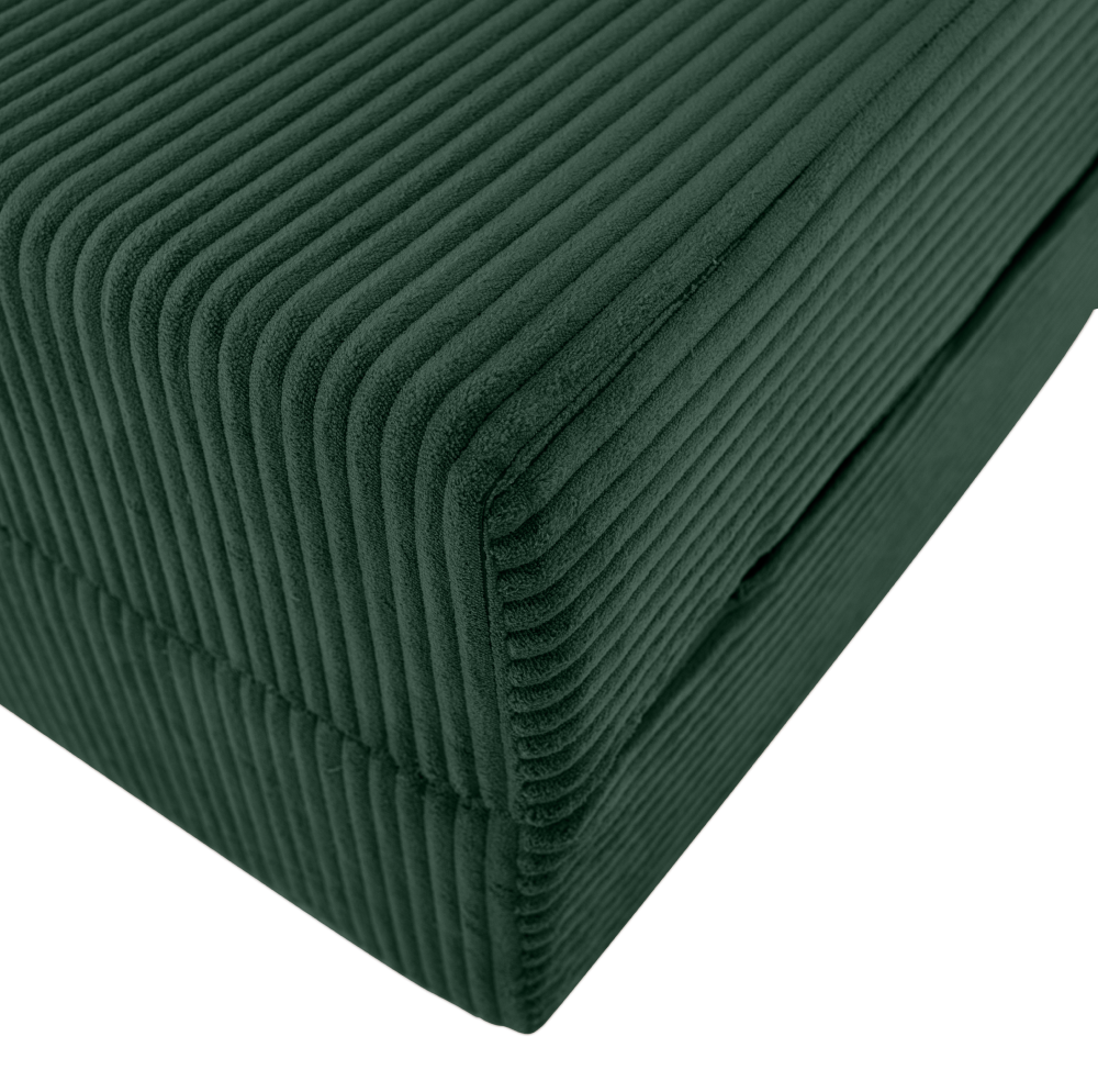 Skladací matrac/kreslo, 2v1, zelená, MALEN