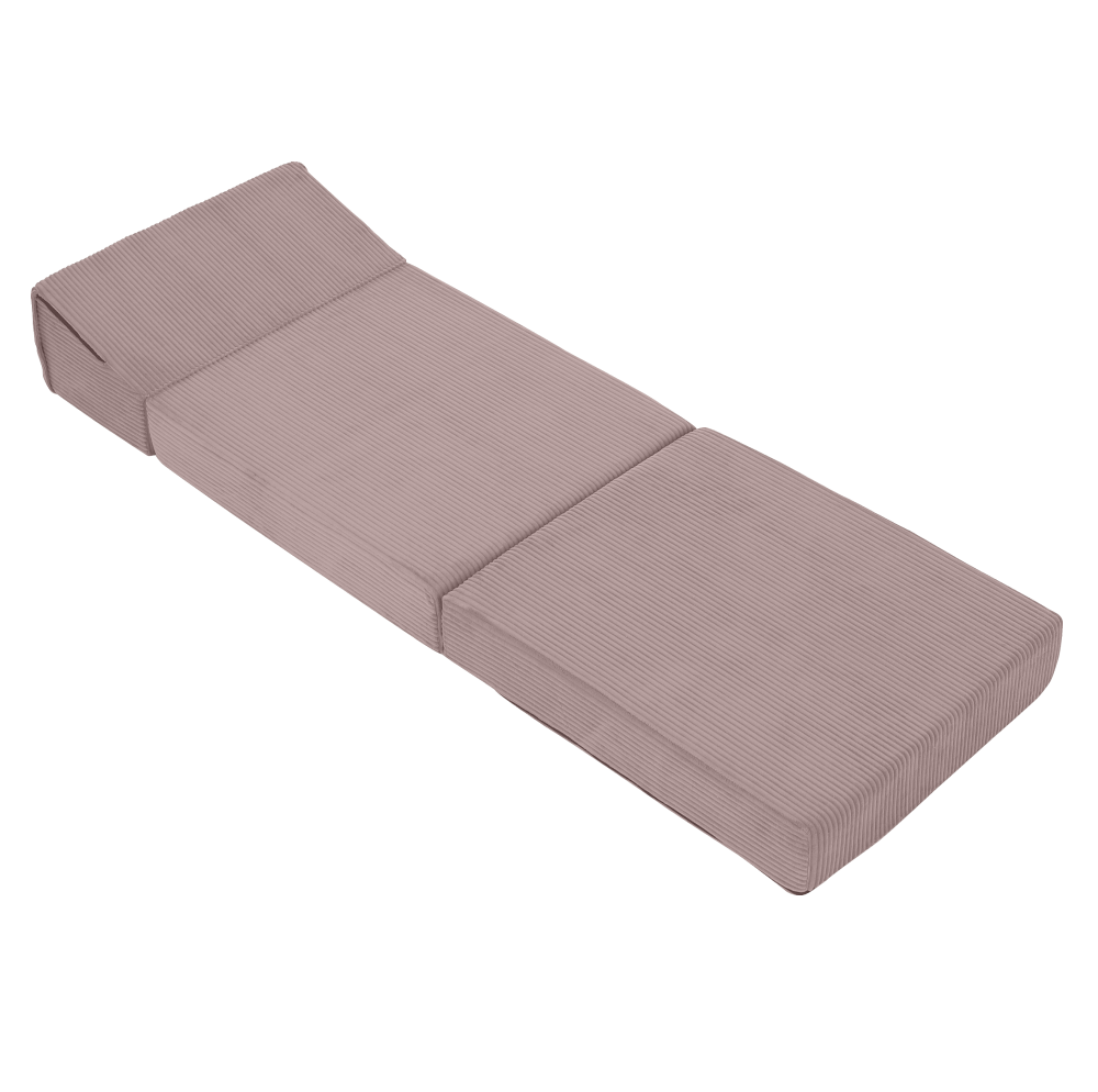 Skladací matrac/kreslo, 2v1, ružová, MALEN