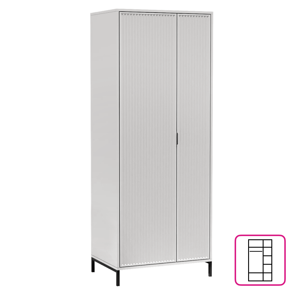 Skriňa, kašmír krémová, STYLE LS 11