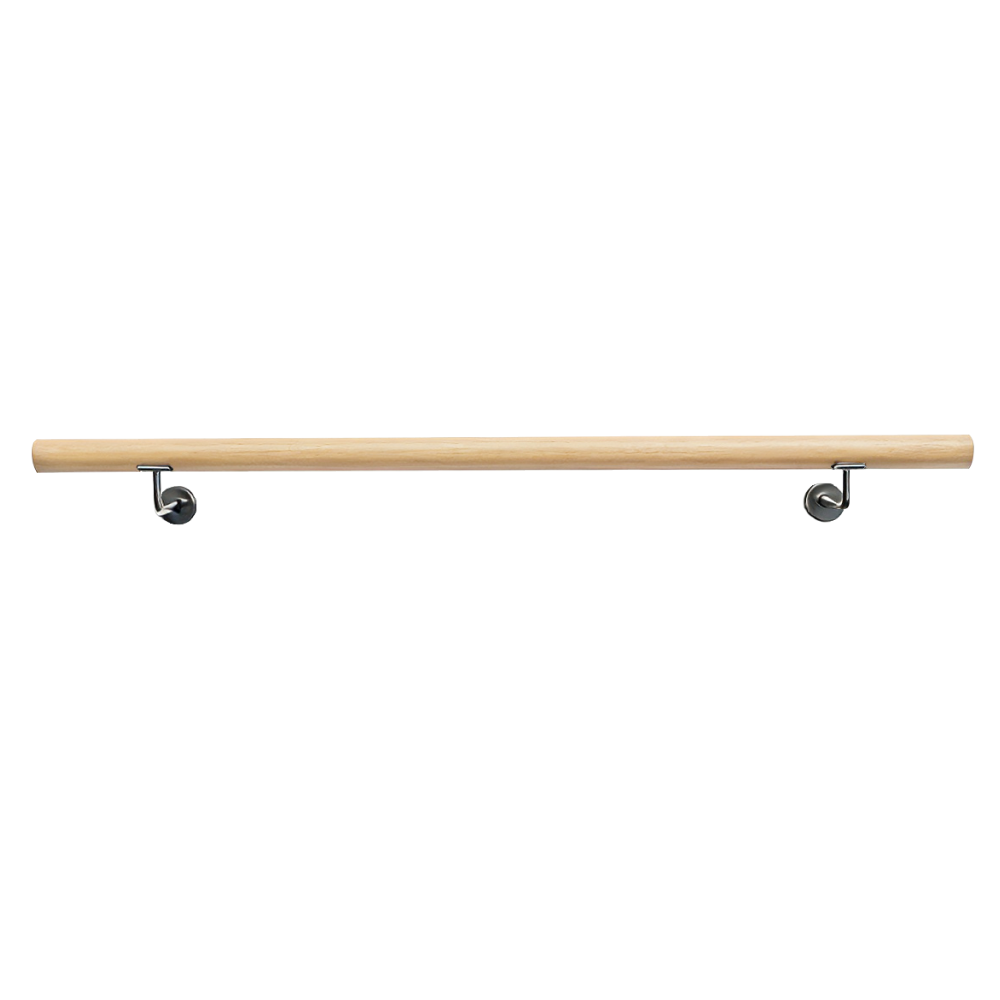 Madlo/zábradlie, masívne drevo, prírodná, 100 cm, MANEL TYP 1